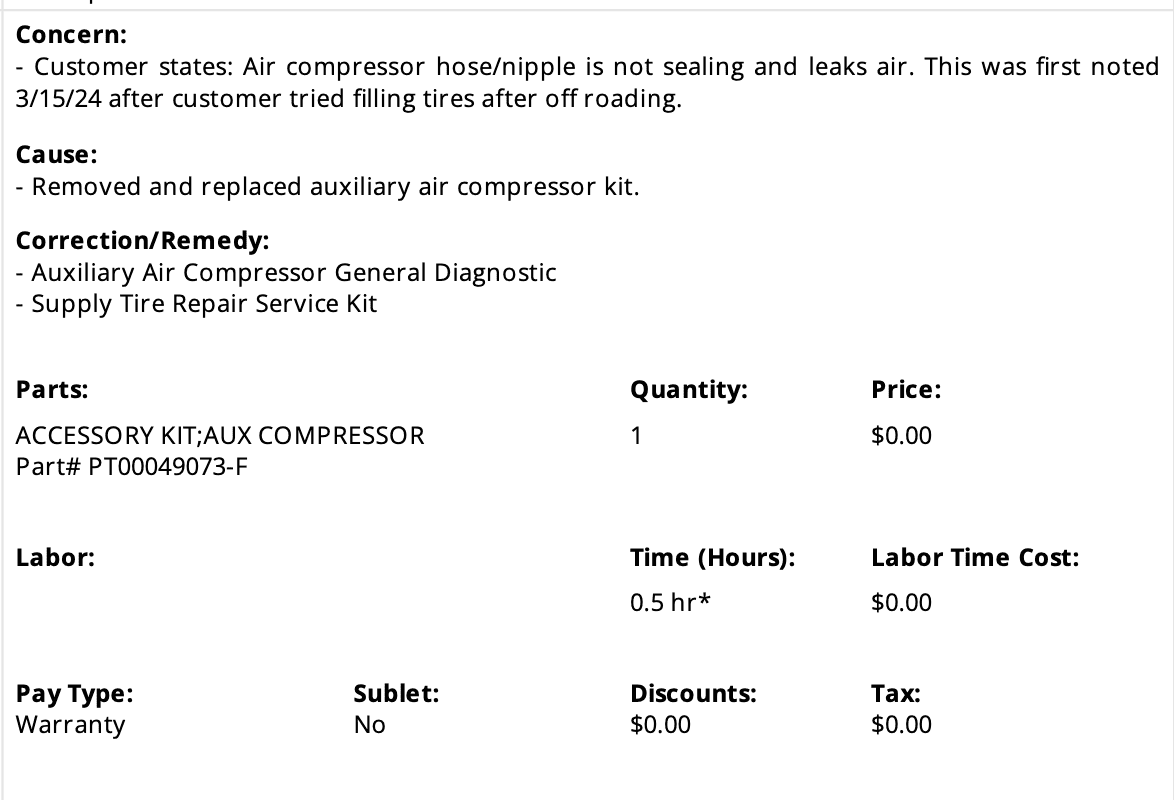 Rivian R1T R1S Anyone have issues connecting air compressor hose? Screenshot 2024-05-29 at 1.25.45 PM