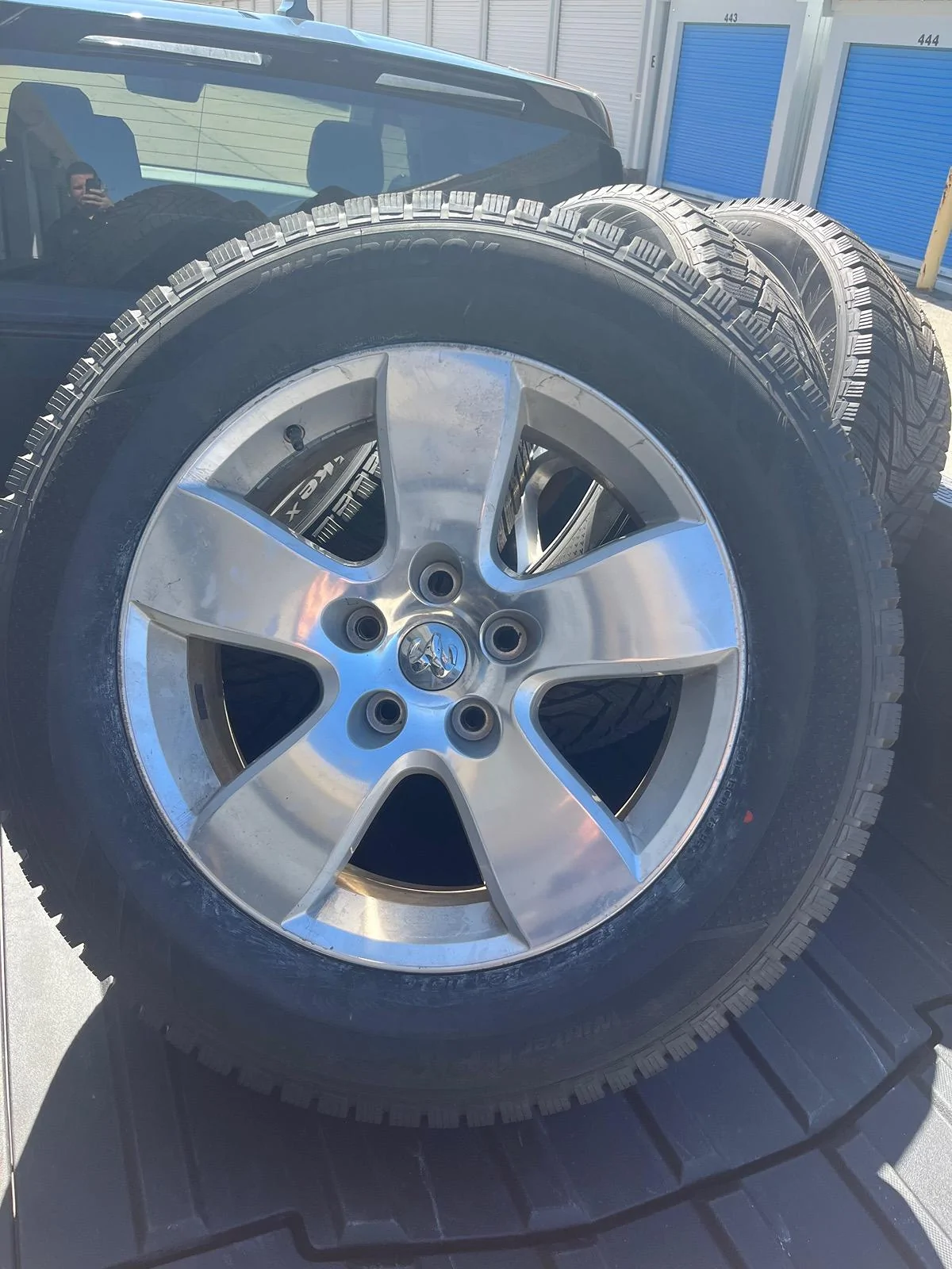 Rivian R1T R1S Dodge 2363 wheels with Winter Tires IMG_1767