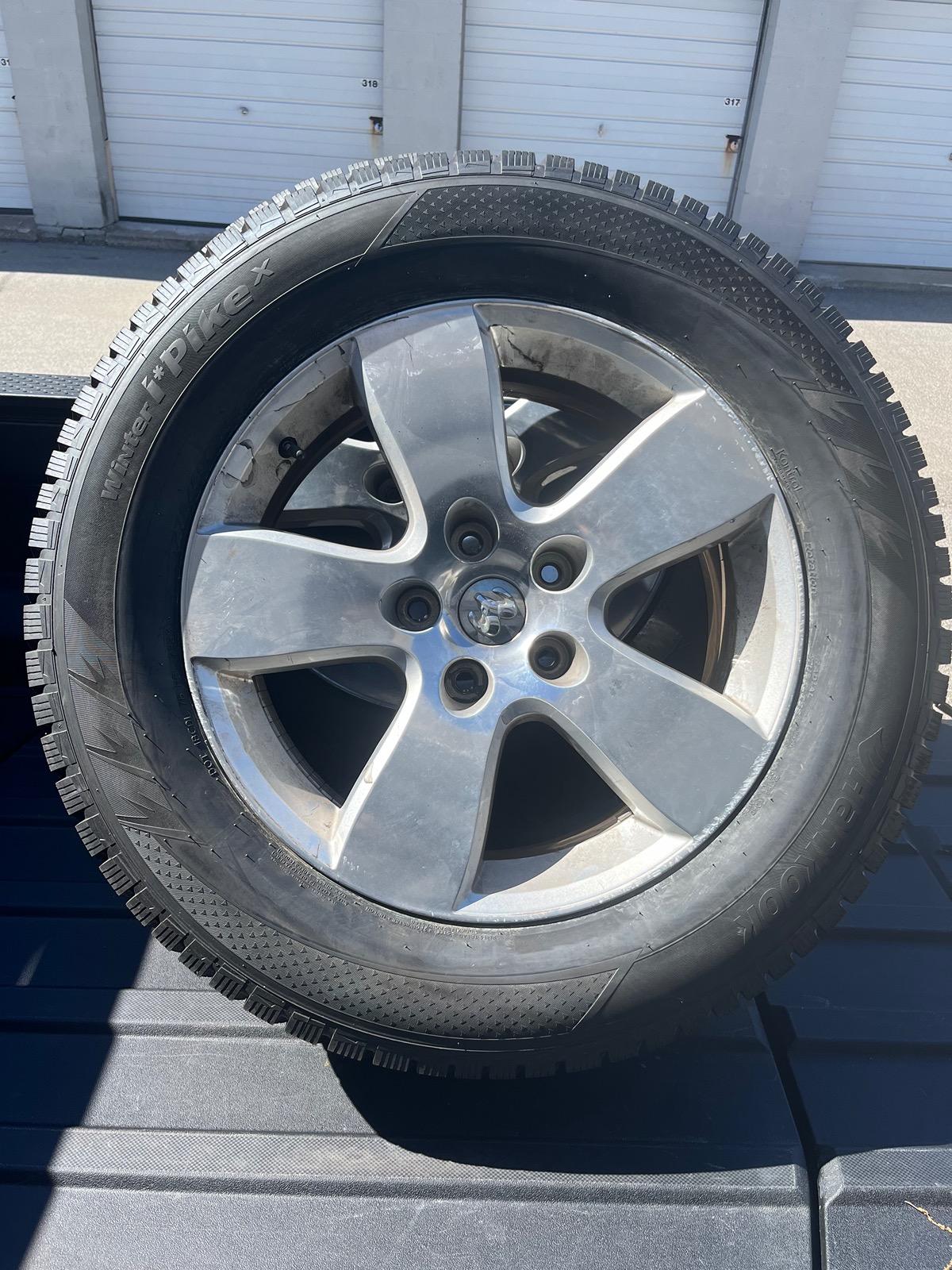 Rivian R1T R1S Dodge 2363 wheels with Winter Tires IMG_1765