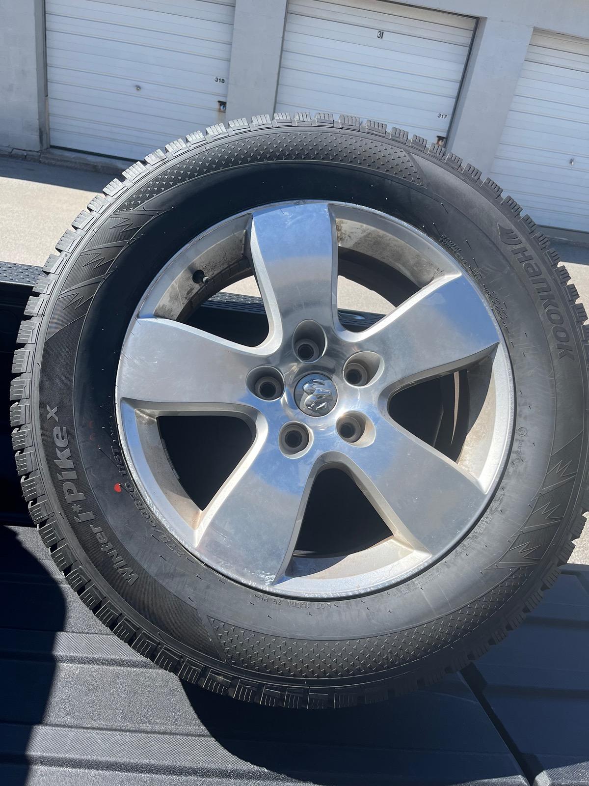 Rivian R1T R1S Dodge 2363 wheels with Winter Tires IMG_1764
