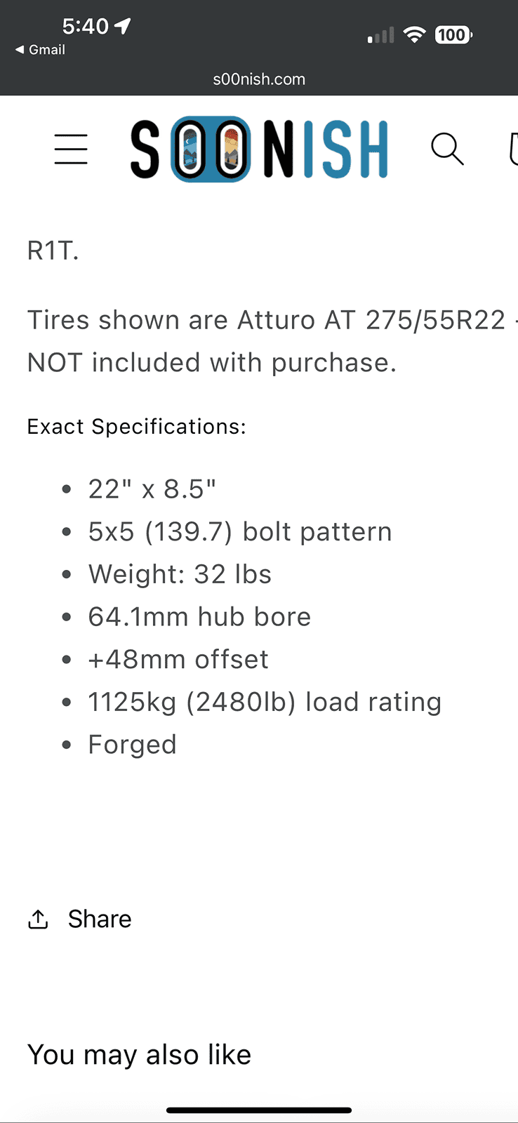 Rivian R1T R1S s00nish new 20" KAOS wheels and 22" back in stock IMG_1603