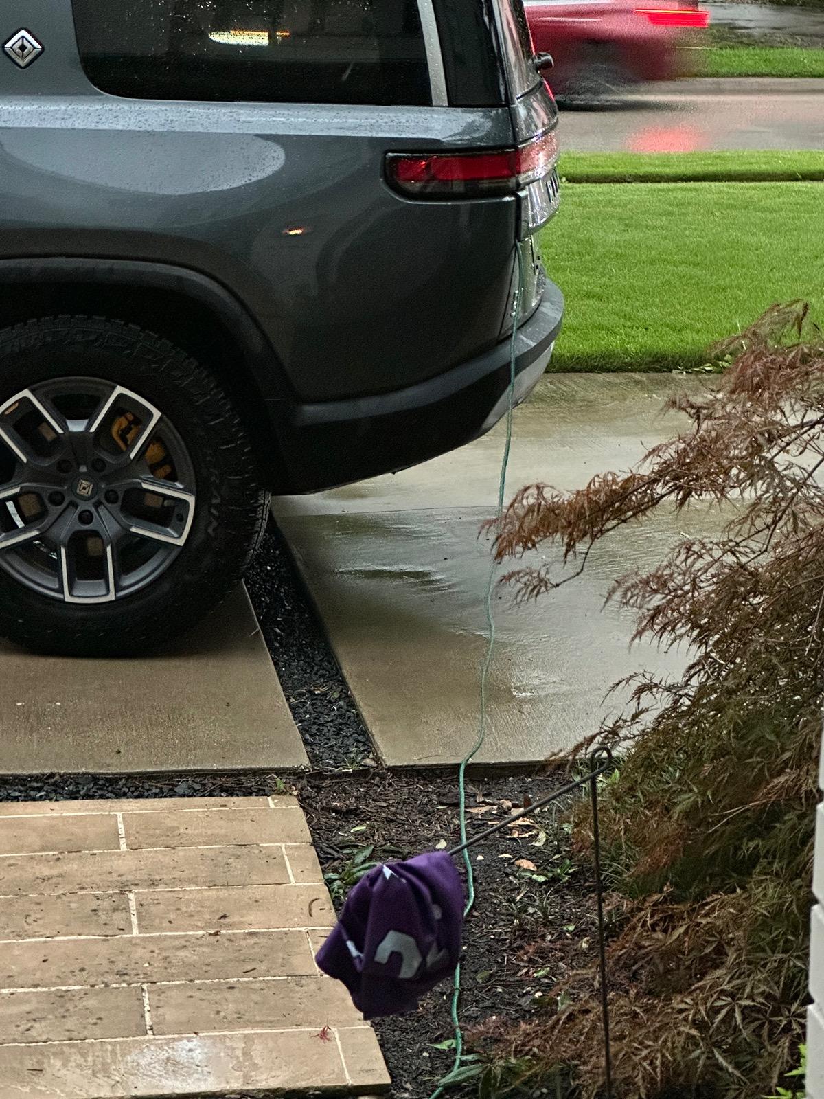 Rivian R1T R1S R1T awesome in May 28 Dallas Storm IMG_1223