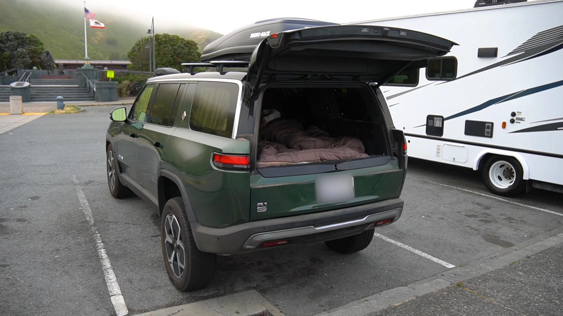 Rivian R1T R1S Stealth Camping in San Francisco, Redwoods Camping in Bodega Bay C0477.00_01_53_06.Still020