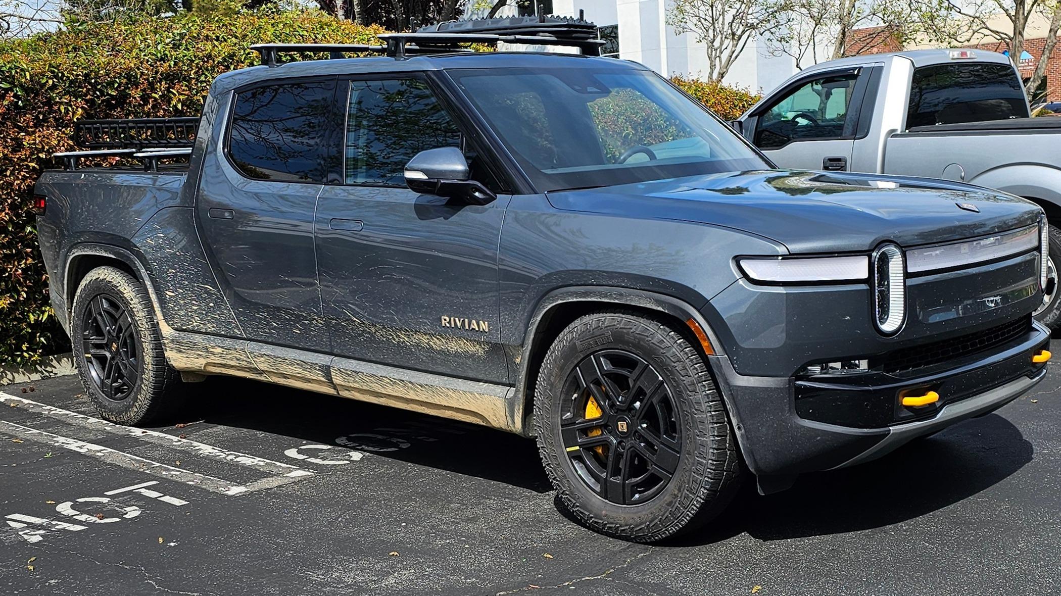 Rivian R1T R1S Motortrend article on Conserve Mode causing tire wear 20240531_194528