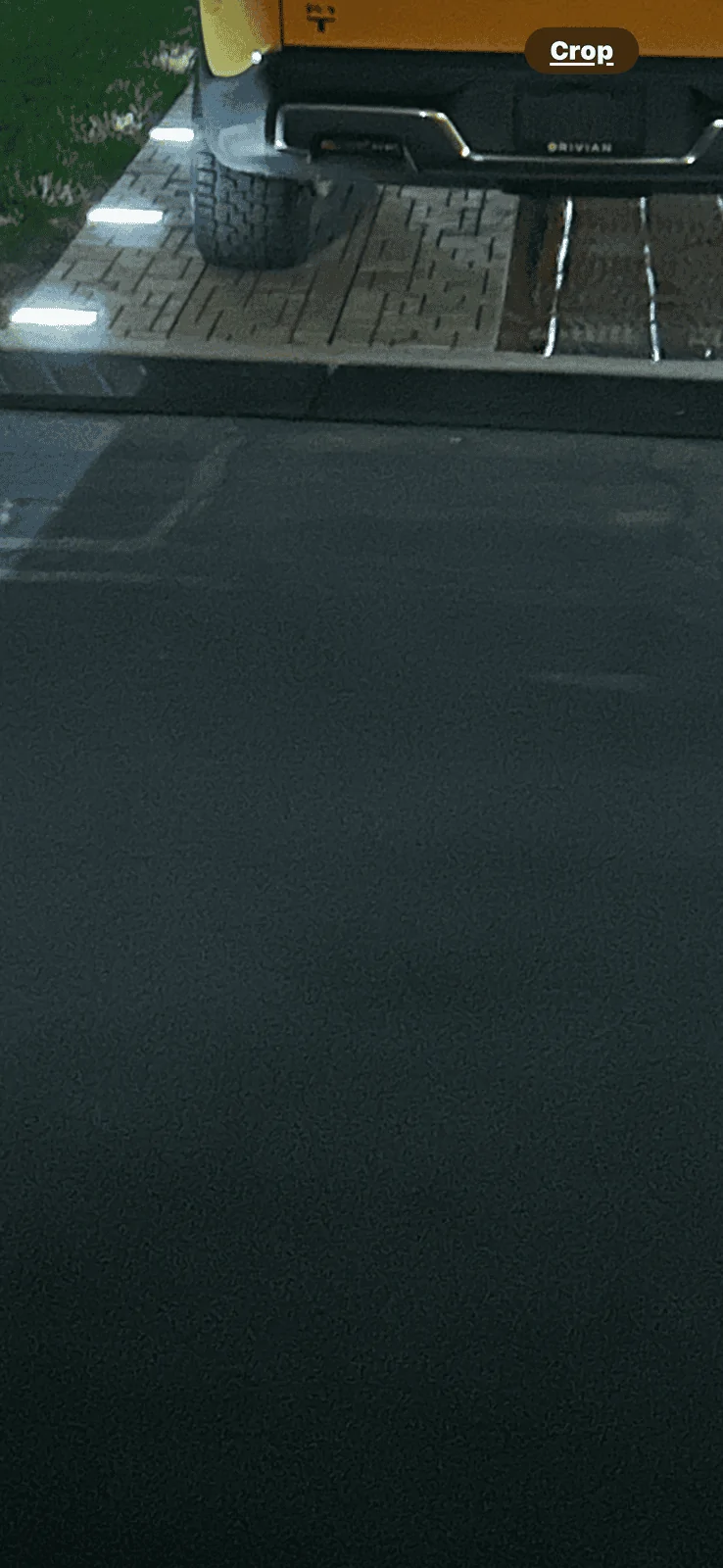 Rivian R1T R1S Asphalt driveway problems IMG_5078