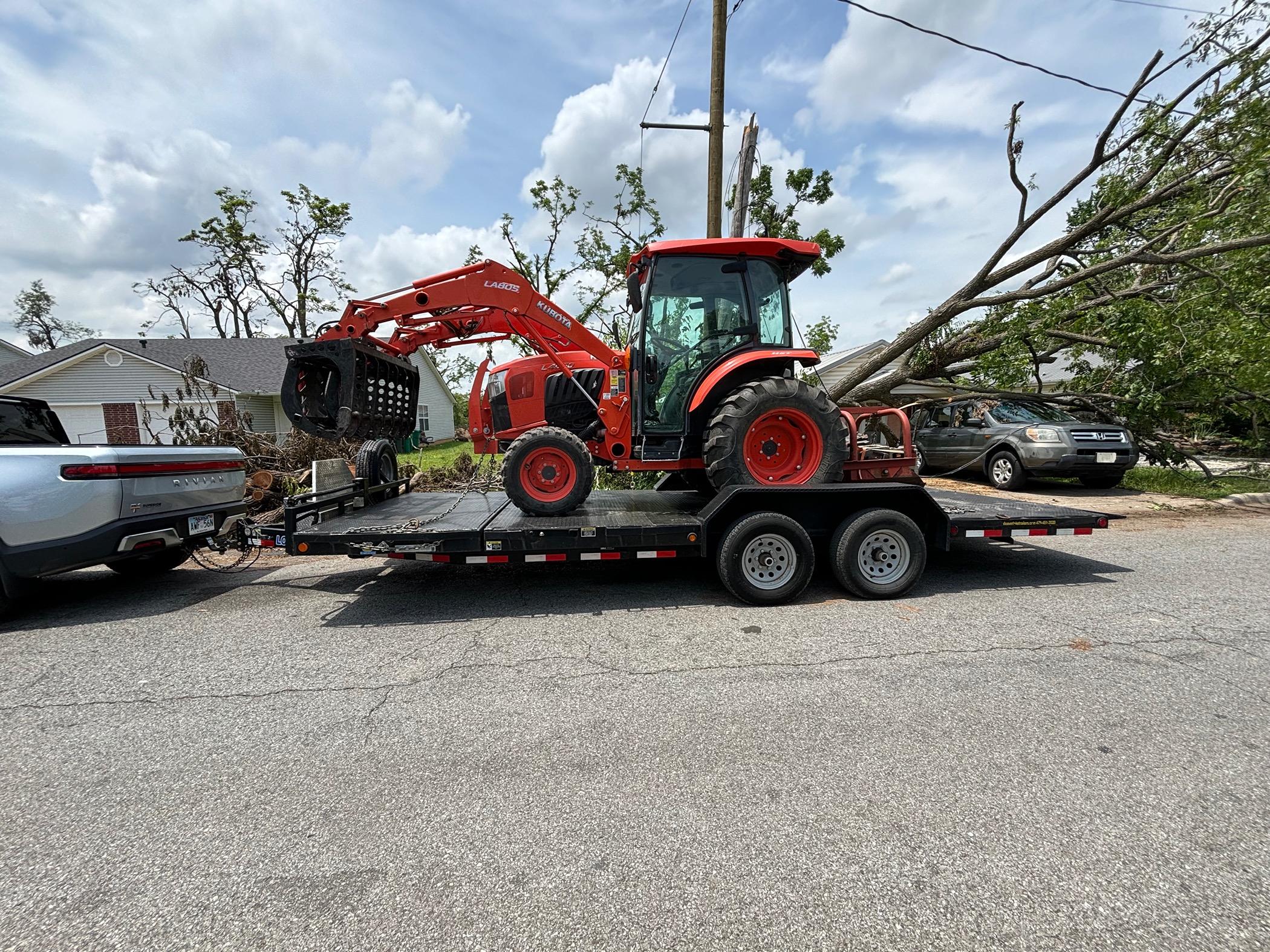 Rivian R1T R1S Used my R1T in Tornado cleanup IMG_1122