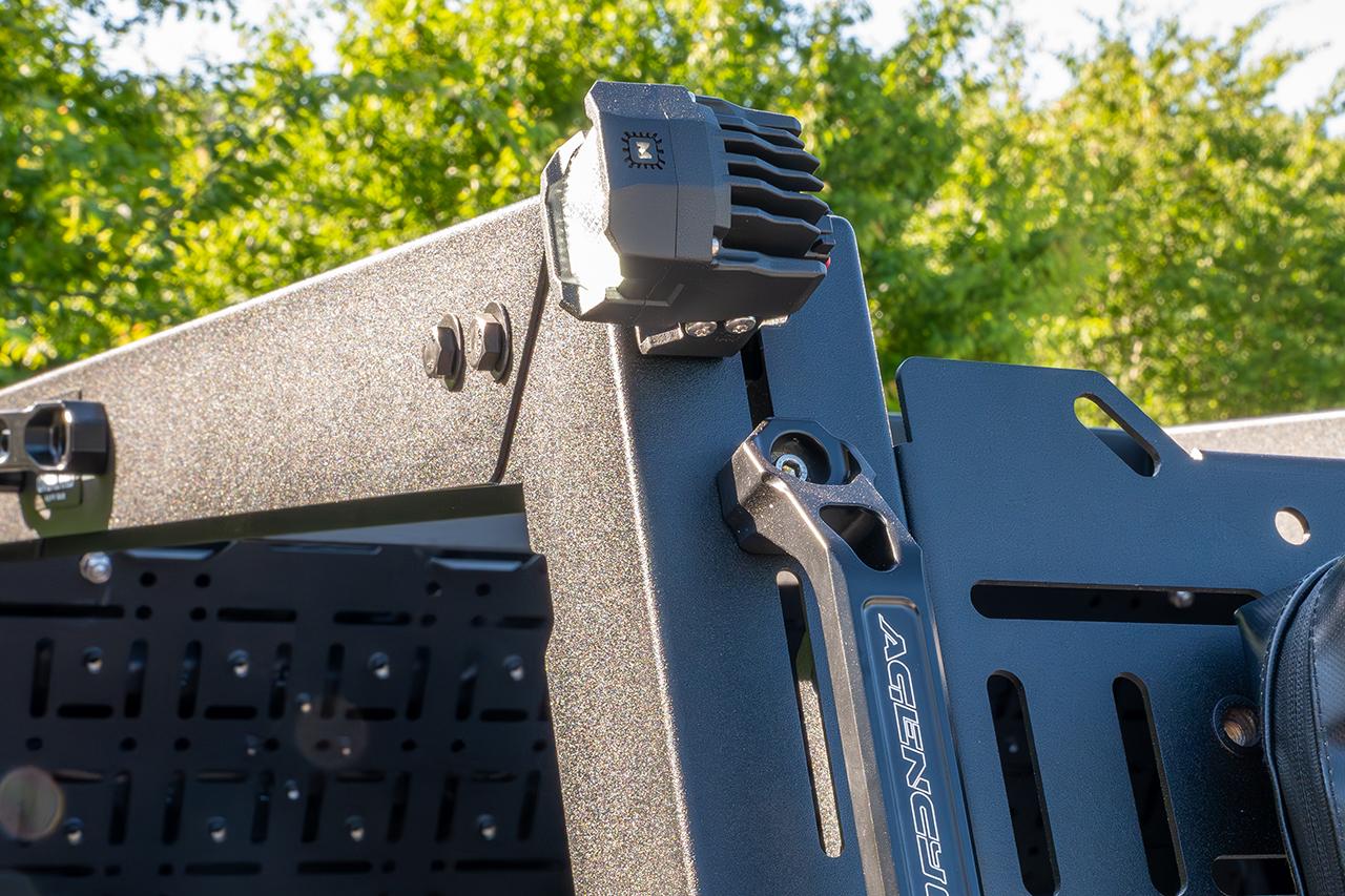 Rivian R1T R1S Let there be light!  LED Pod Lights for Bed Racks / Roof Racks / Camp Site - EV Sportline Kits Rivian-R1T-Morimoto-1-Banger-Roof-Rack-Camp-Light-4