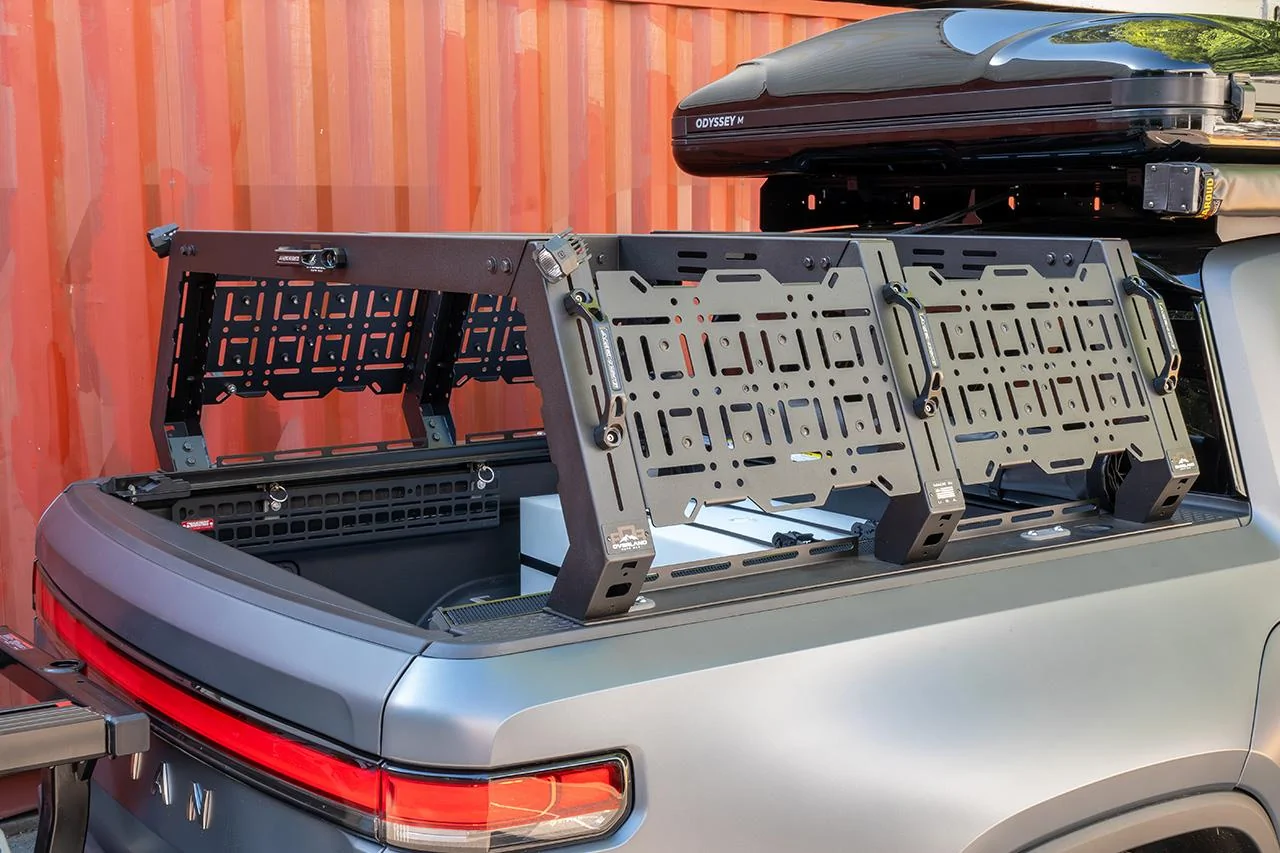 Rivian R1T R1S Let there be light!  LED Pod Lights for Bed Racks / Roof Racks / Camp Site - EV Sportline Kits Rivian-R1T-Morimoto-1-Banger-Roof-Rack-Camp-Light-7