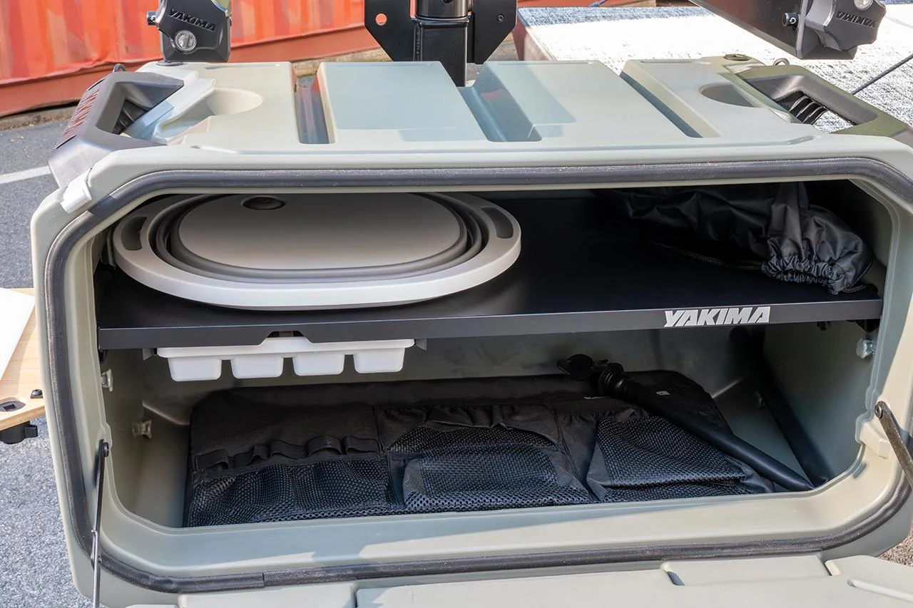 Rivian R1T R1S Yakima OpenRange Camp Kitchen - Converted to Electric Cook Top - EV Sportline Rivian-R1T-Yakima-Camp-Kitchen-4