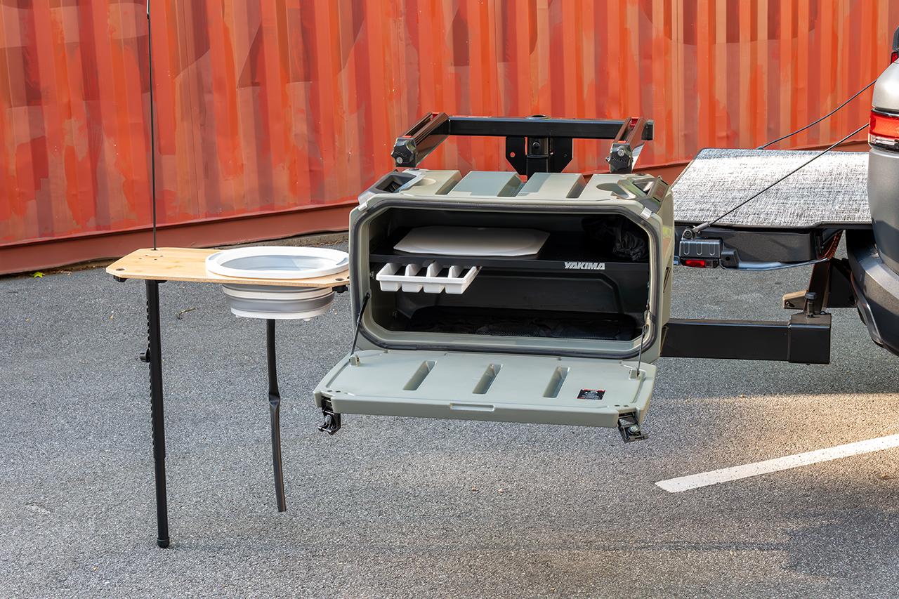 Rivian R1T R1S Yakima OpenRange Camp Kitchen - Converted to Electric Cook Top - EV Sportline Rivian-R1T-Yakima-Camp-Kitchen-6