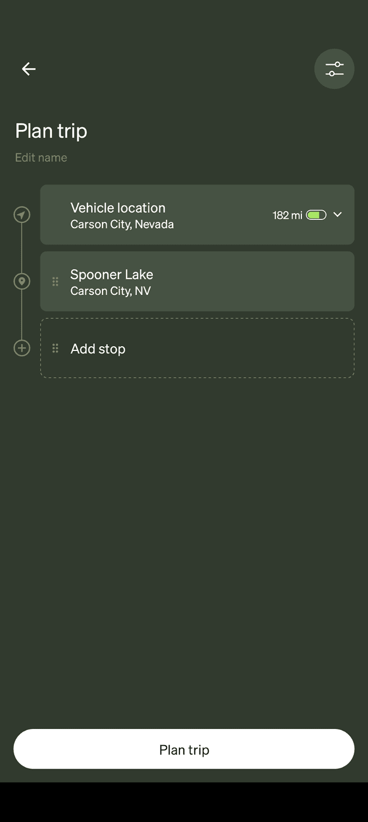 Rivian R1T R1S Route planner 1000015890