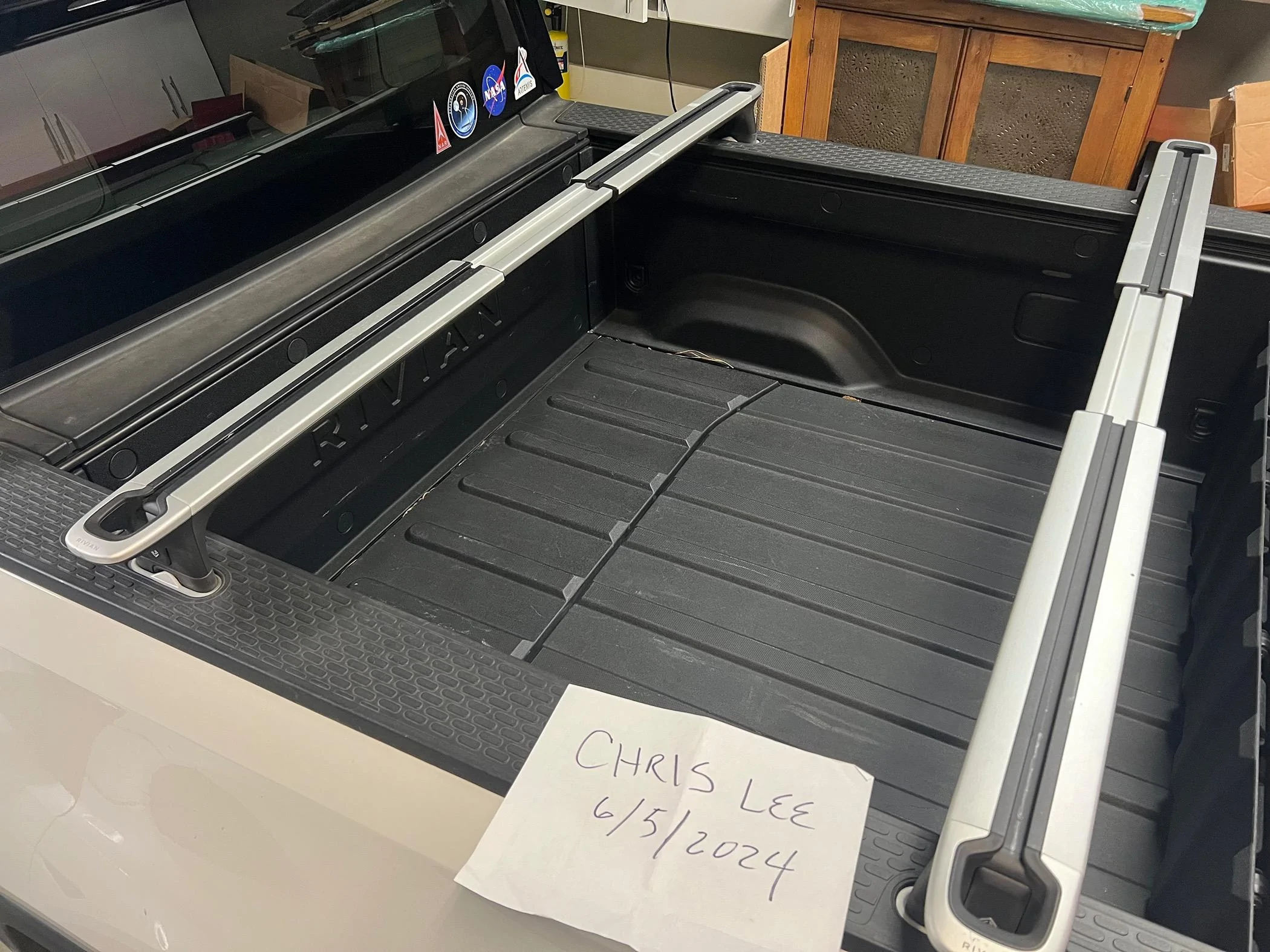 Rivian R1T R1S SOLD - OEM Cross Bars (2) - $450 IMG_5944