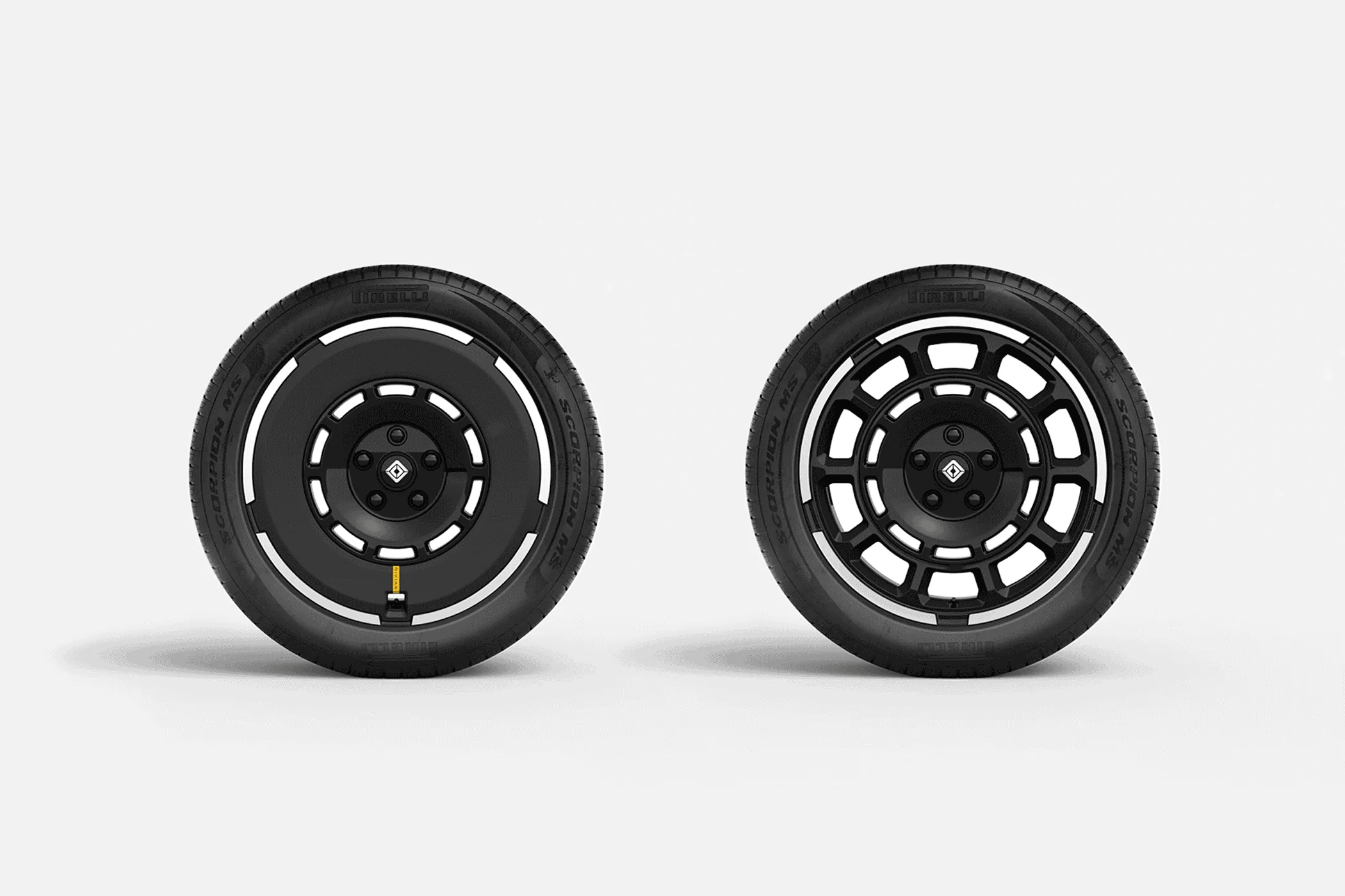 Rivian R1T R1S New 2025 R1 Refresh wheels with/without covers now visible in configure tool 1717701603204-14