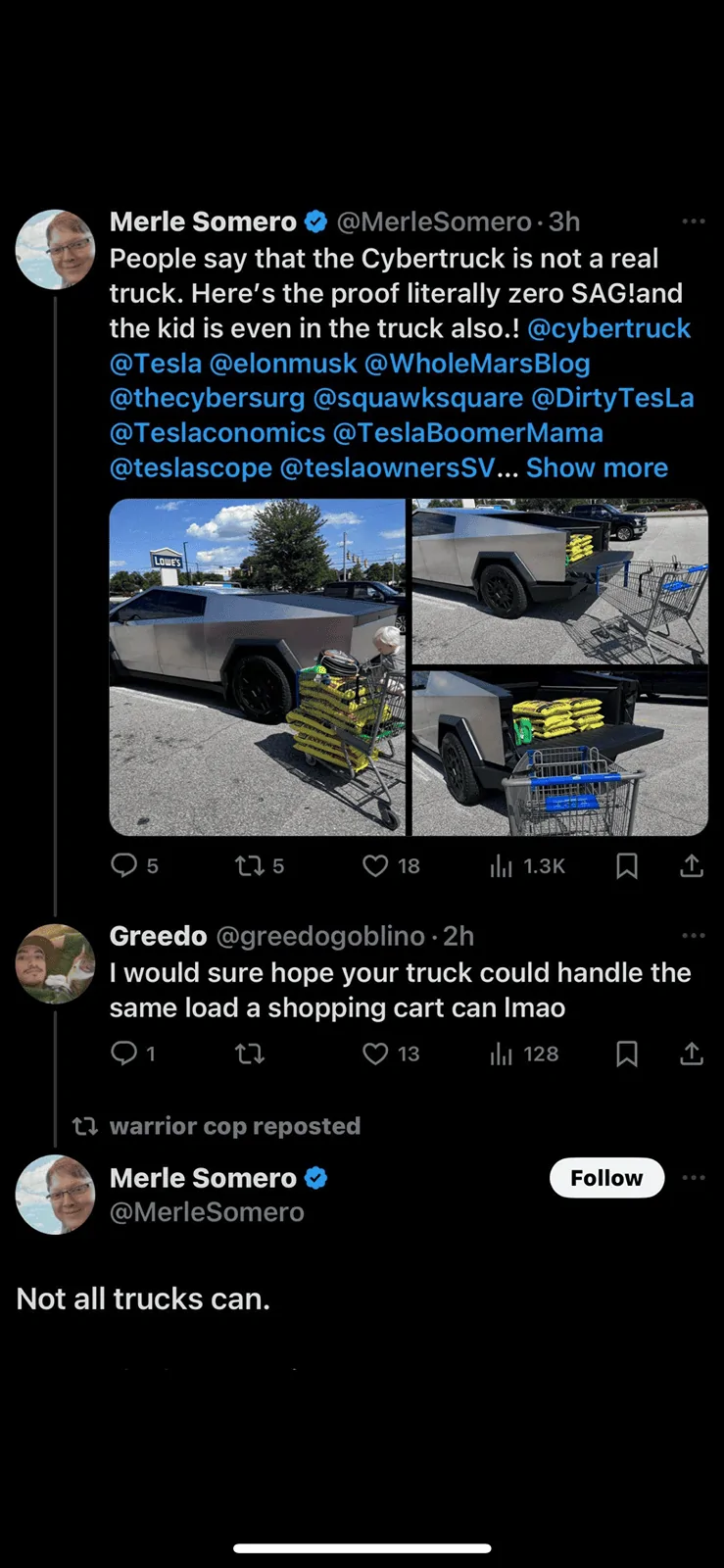 Rivian R1T R1S Cybertruck Laugh of the Day [⚠️ WARNING: NO POLITICS; MEMBERS BANNED] IMG_8935