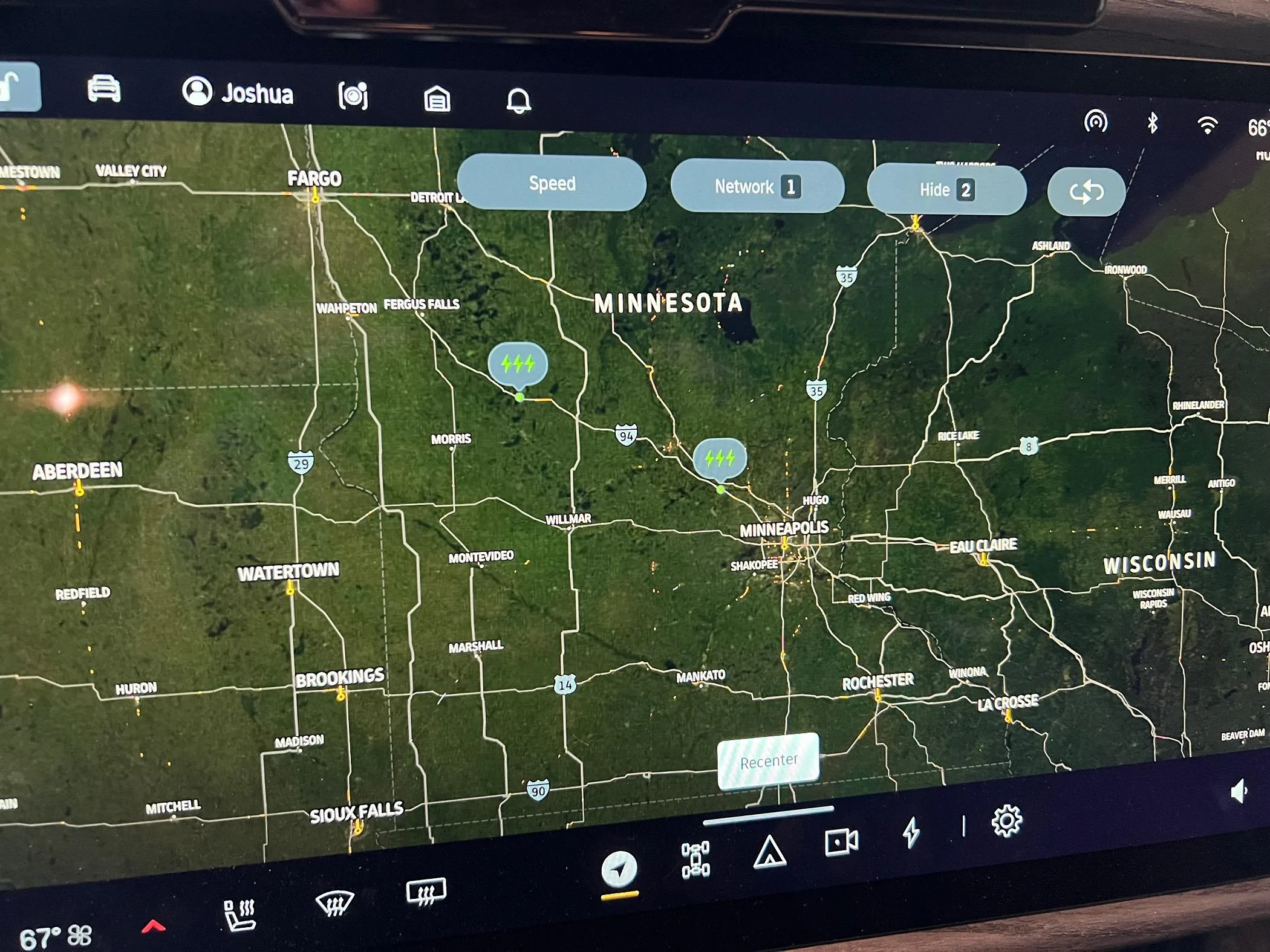 Rivian R1T R1S Preconditioning navigating to non-mapped Tesla SC. IMG_5787