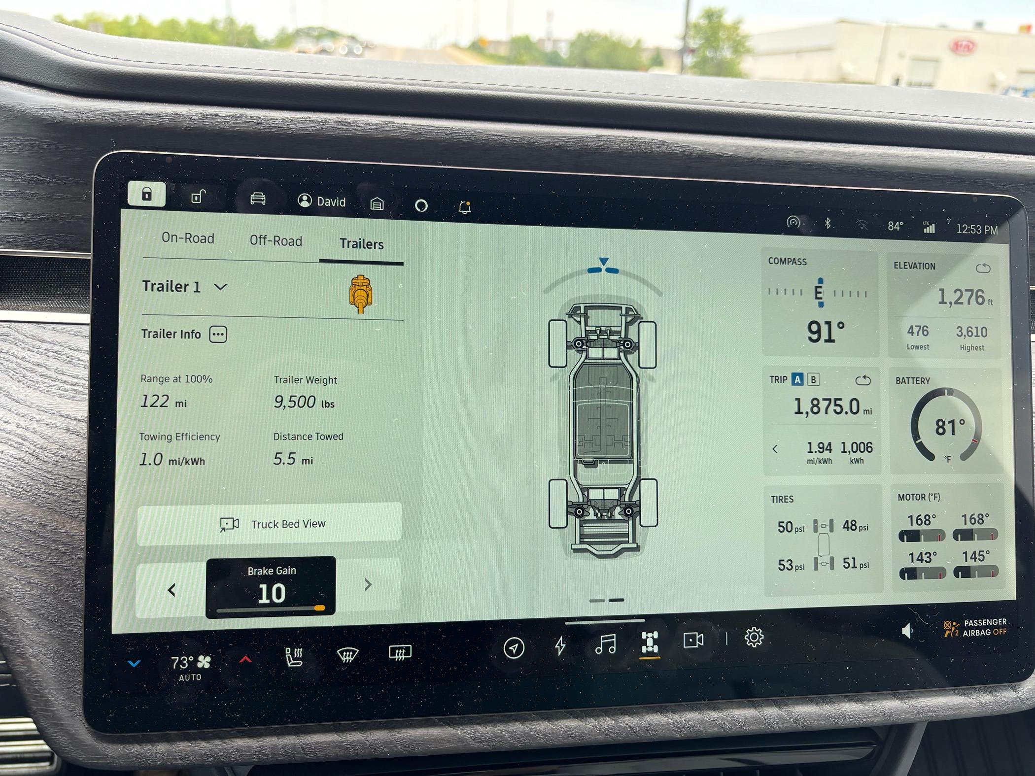 Rivian R1T R1S Over 730miles with a 4,500lb trailer and boat…terrible experience!!! IMG_1120