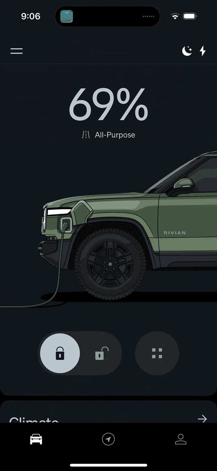Rivian R1T R1S New graphics language in the app IMG_8893