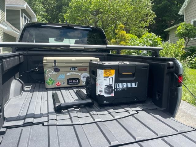 Rivian R1T R1S Toughbuilt (Lowe’s) StackTech = Frunk & Bed Storage Solution for R1T / R1S IMG_7950