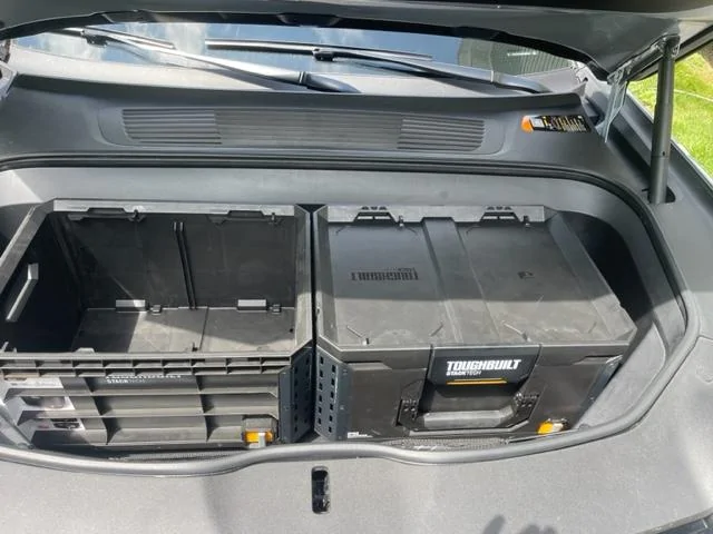 Rivian R1T R1S Toughbuilt (Lowe’s) StackTech = Frunk & Bed Storage Solution for R1T / R1S IMG_7946