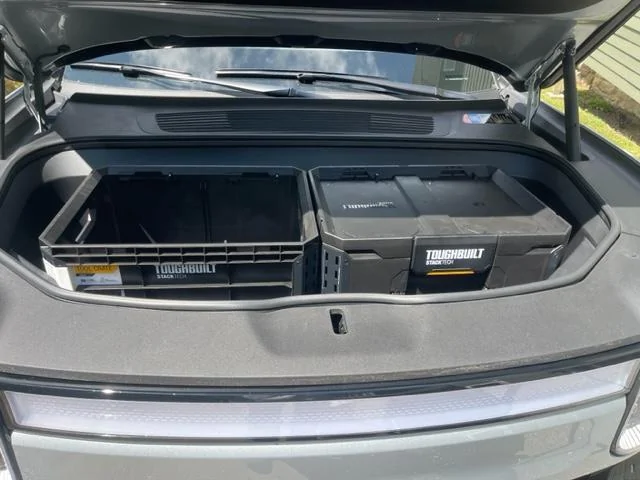 Rivian R1T R1S Toughbuilt (Lowe’s) StackTech = Frunk & Bed Storage Solution for R1T / R1S IMG_7942
