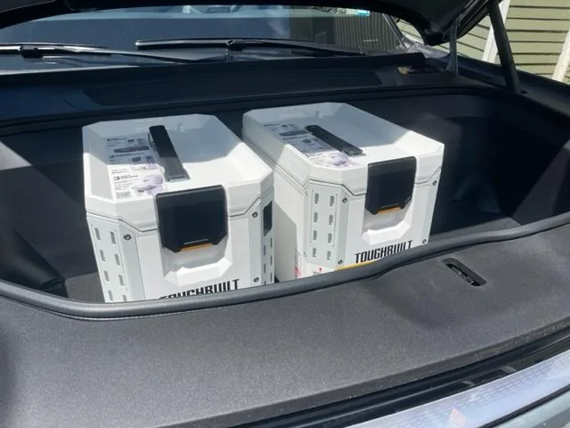 Rivian R1T R1S Toughbuilt (Lowe’s) StackTech = Frunk & Bed Storage Solution for R1T / R1S IMG_7936