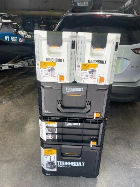 Rivian R1T R1S Toughbuilt (Lowe’s) StackTech = Frunk & Bed Storage Solution for R1T / R1S IMG_7930