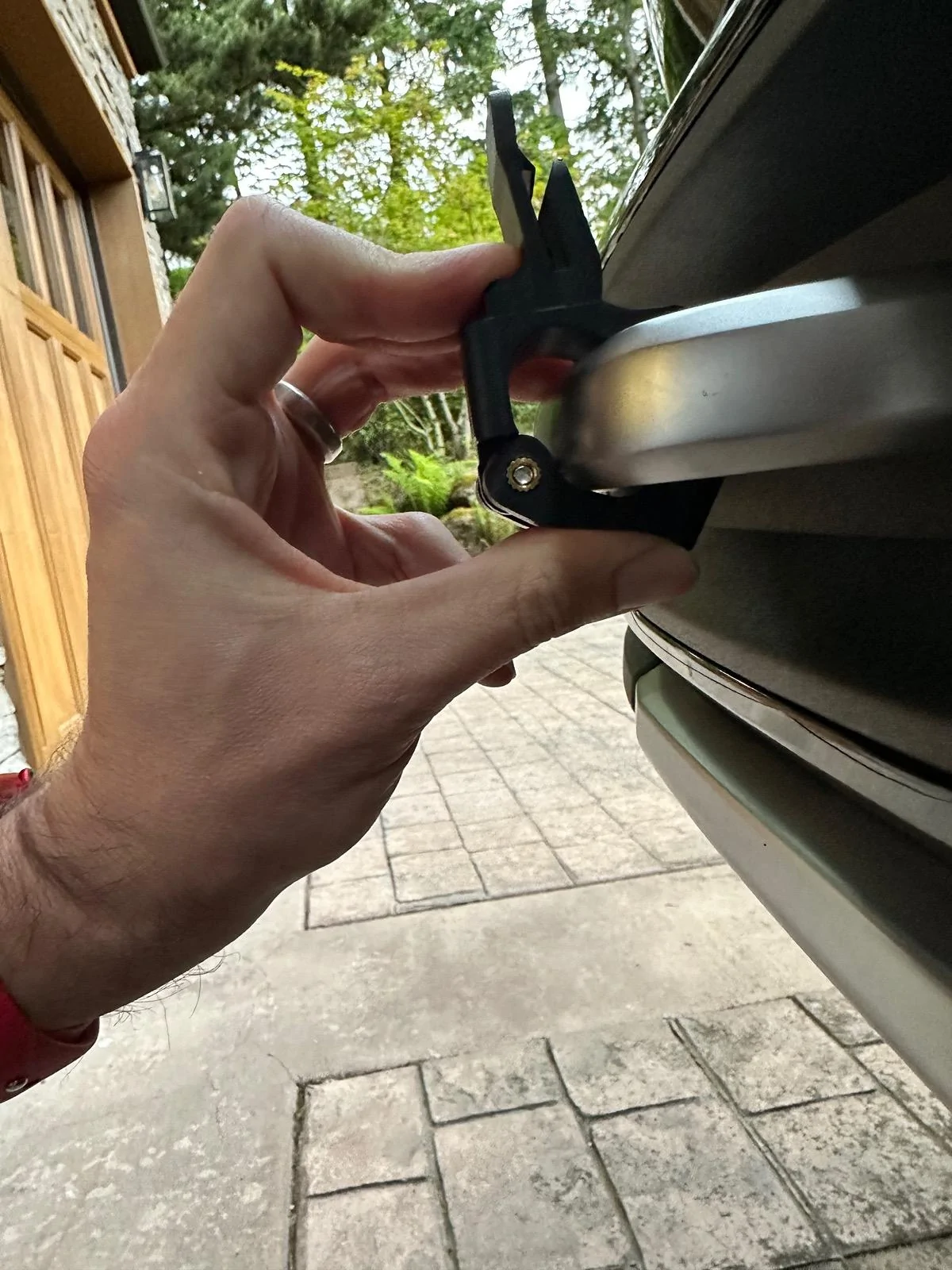 Rivian R1T R1S Tips for Brain Exploder tow hook mount IMG_0873