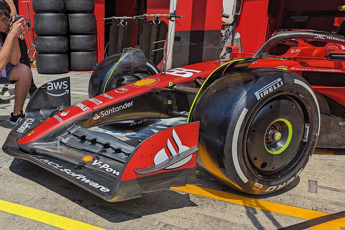 Rivian R1T R1S Refresh 22" range wheels inspired by F1? ferrari-sf-23-technical-detail