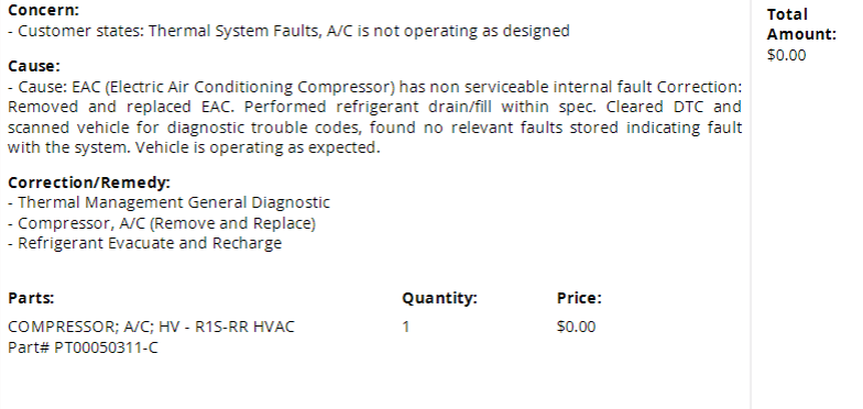 Rivian R1T R1S BRAND NEW 2024 R1S AC DOESN’T WORK Screenshot 2024-05-01 094053