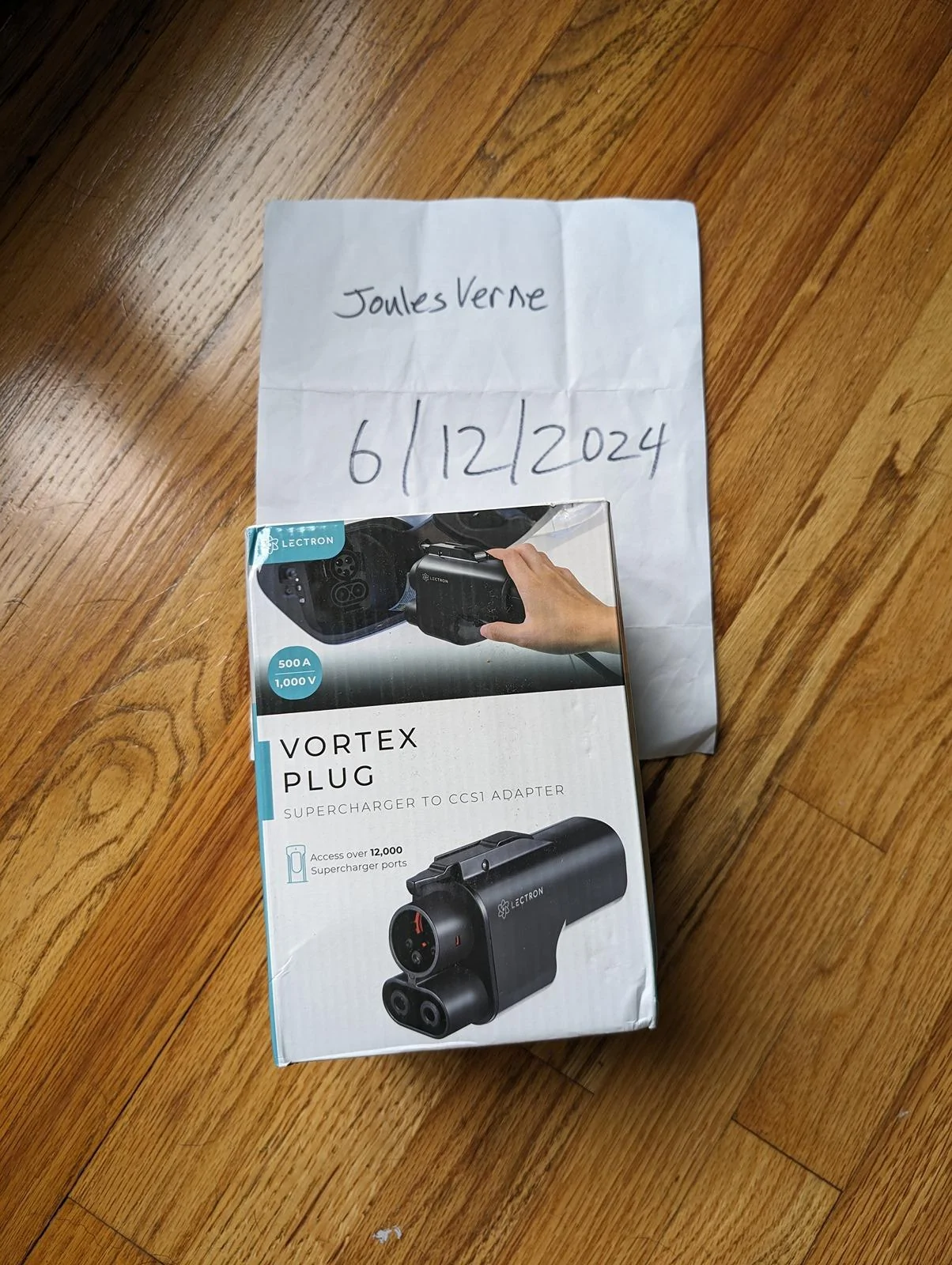 Rivian R1T R1S FS: Updated Lectron Vortex NACS to CCS Adapter PXL_20240612_180311876