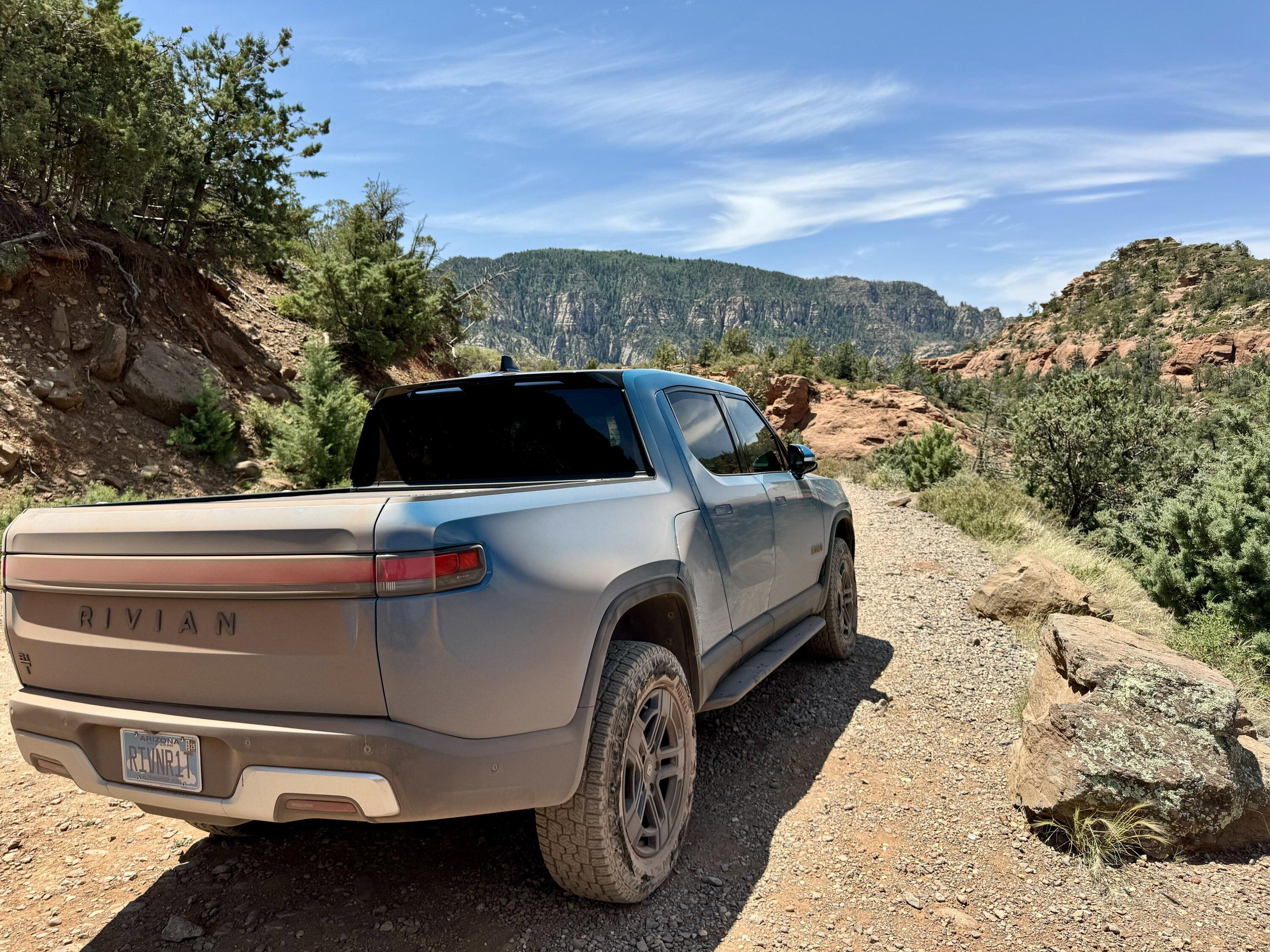 Rivian R1T R1S 6/2024 Schnebly Hill Trail into Sedona IMG_2360