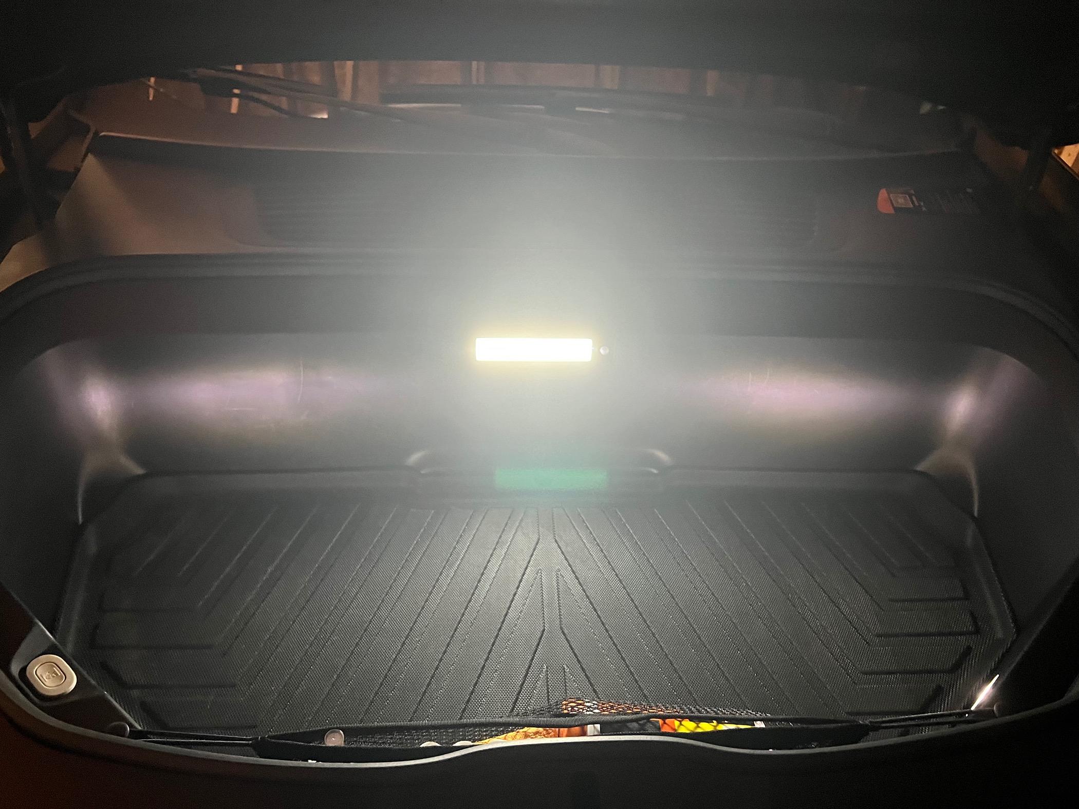 Rivian R1T R1S Simple Frunk / Front Trunk Lighting Solution IMG_2148