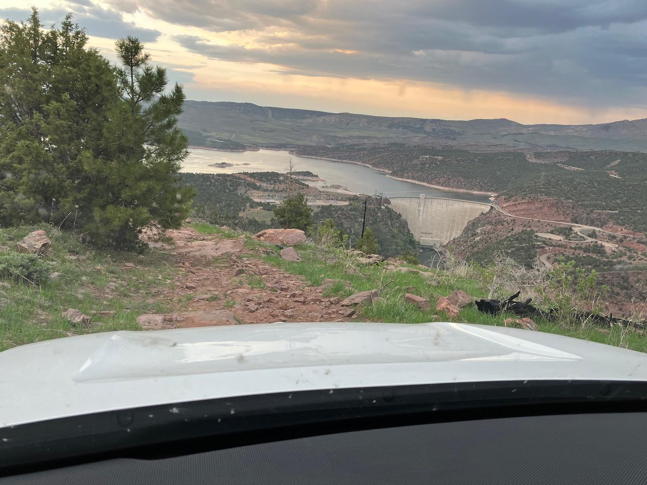 Rivian R1T R1S Off roading with 22s? above the dam - 1 (1)