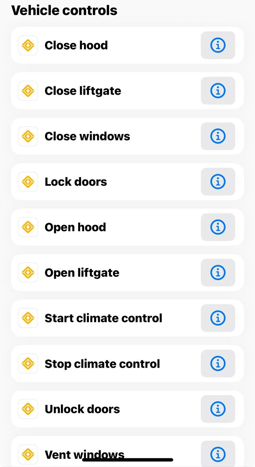 Rivian R1T R1S Apple Shortcuts Actions Added? IMG_5219