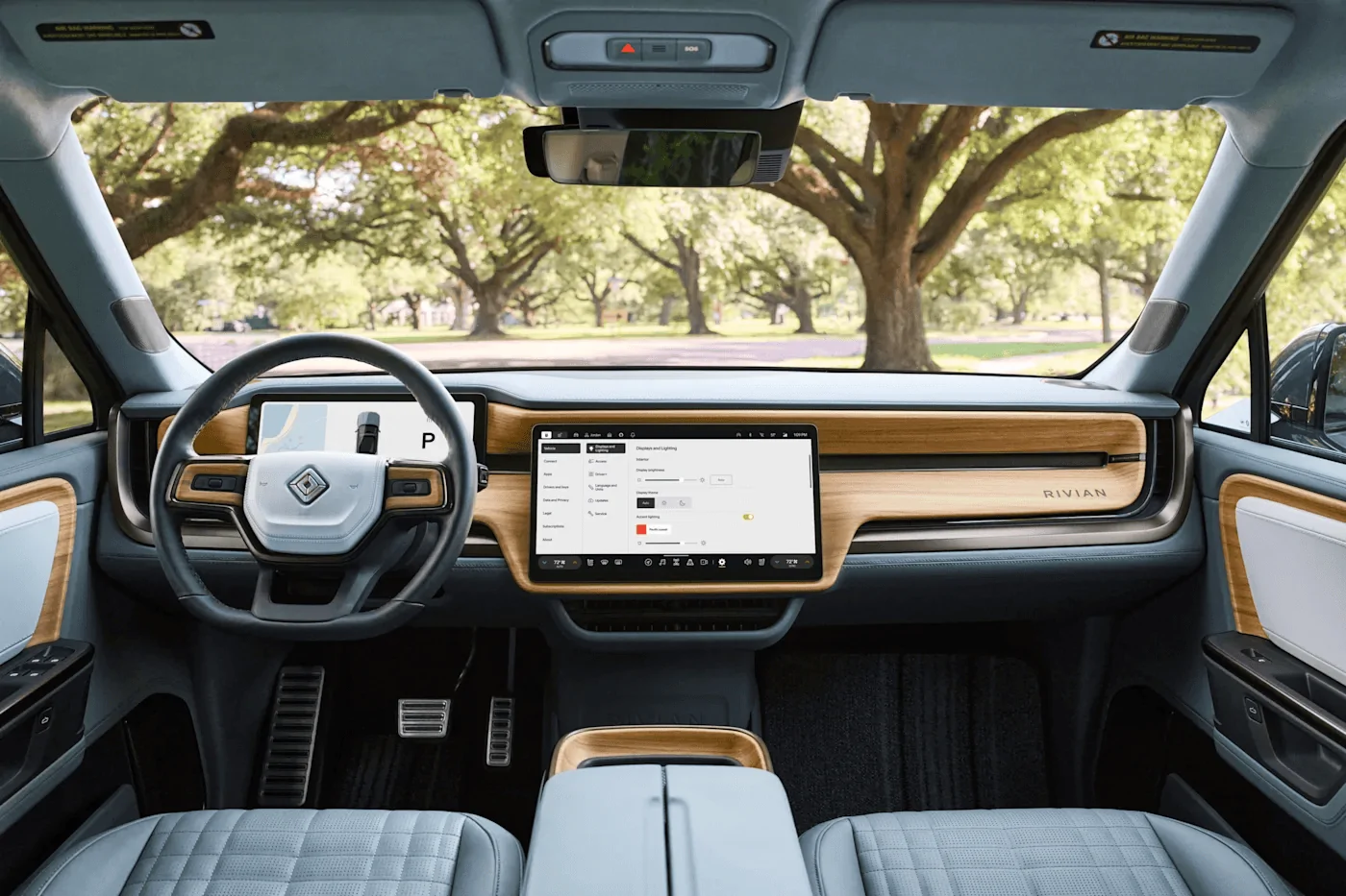 Rivian R1T R1S ? 2025 R1S Ascend: You can now choose SLATE SKY + WALNUT WOOD interior! ? 1718402676489-fy