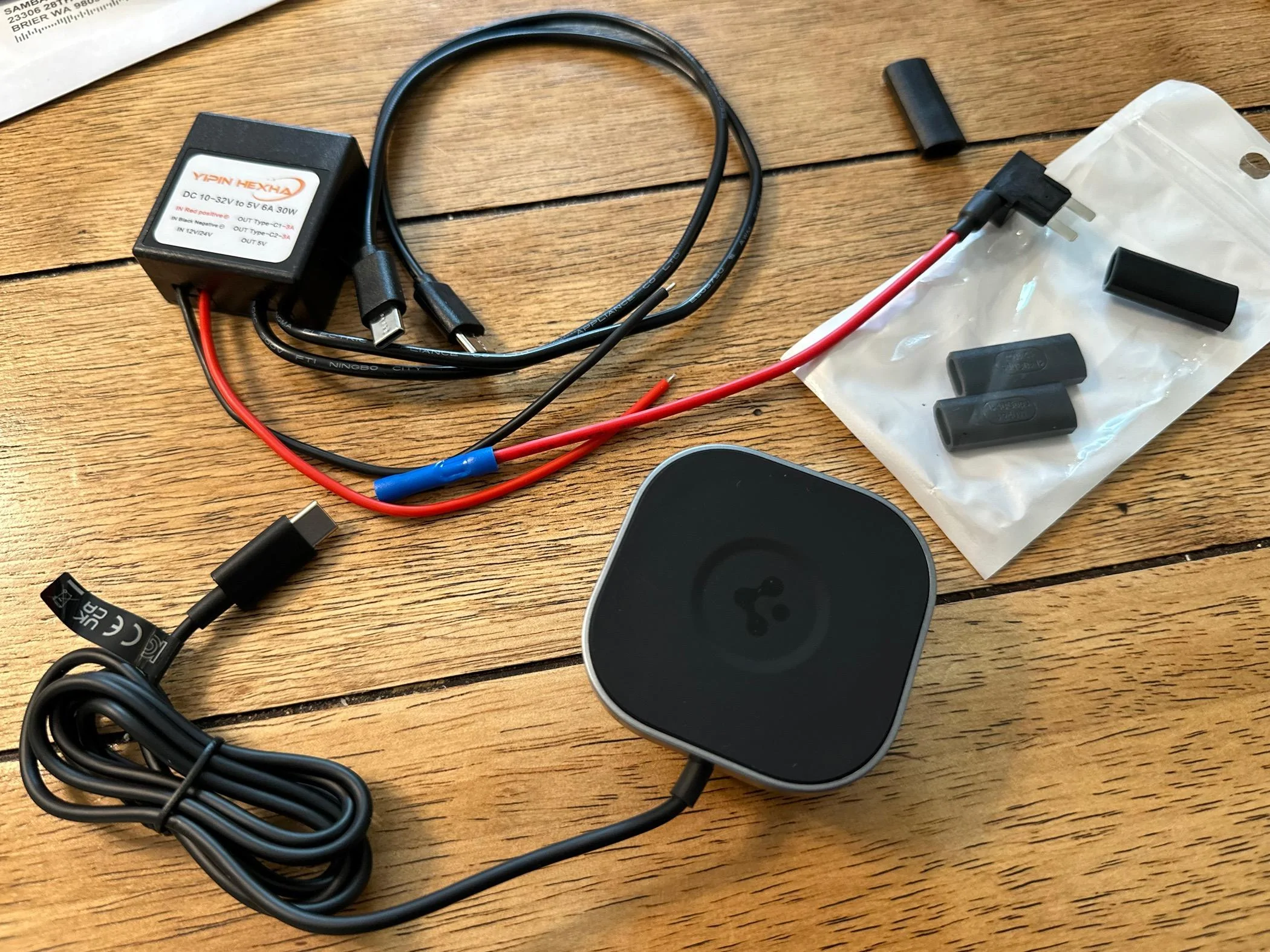 Rivian R1T R1S USB-C hub for front console IMG_0253