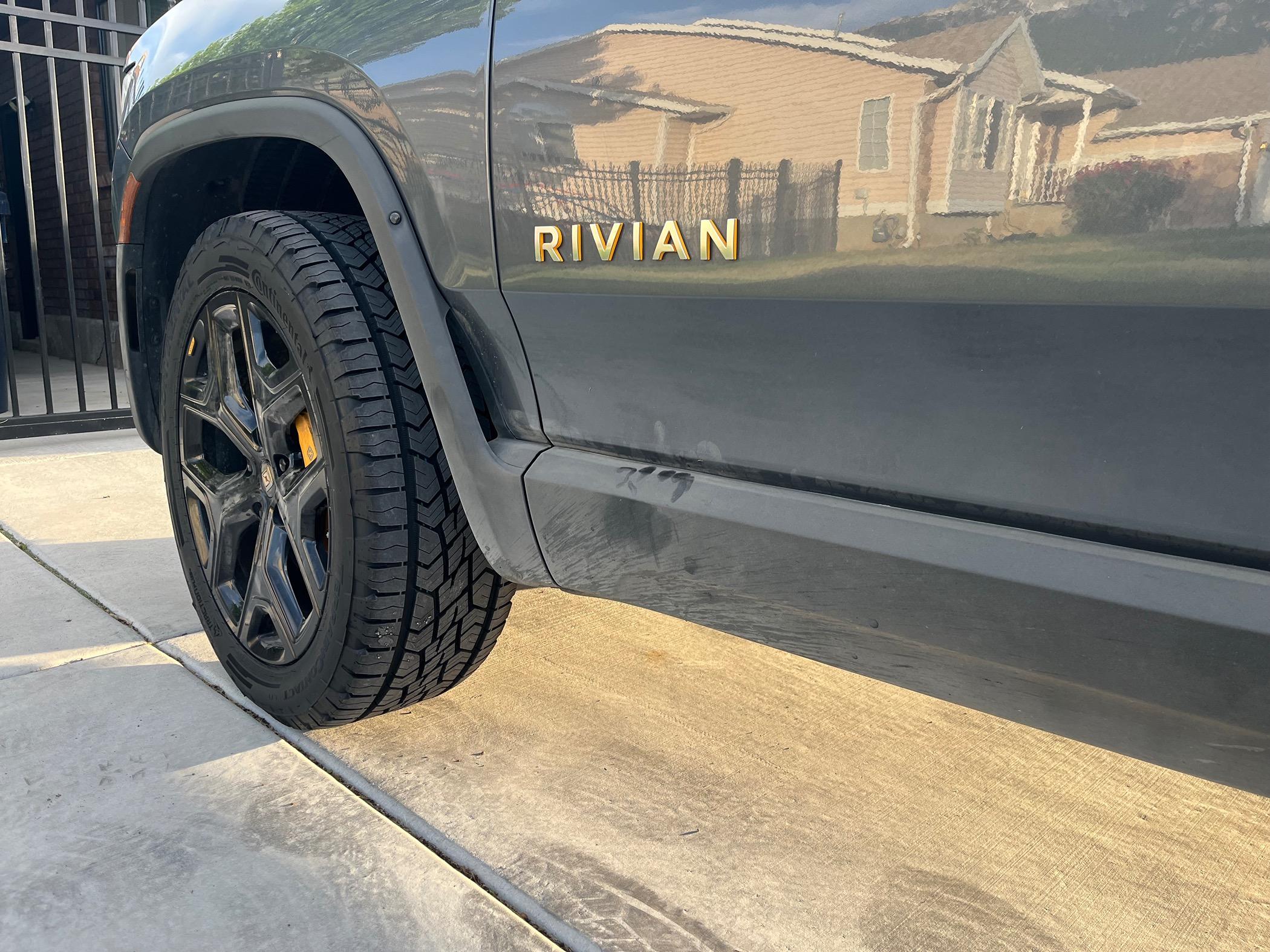Rivian R1T R1S New Tires (Continental Terrain Contact A/T) and Discount Tire in Sandy Utah experience. IMG_5506