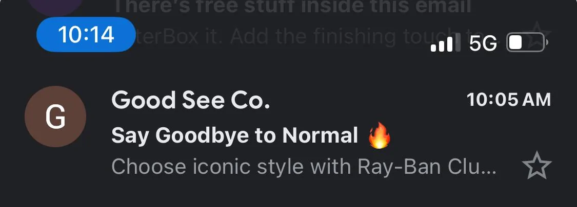 Rivian R1T R1S Email subject line: "Say Goodbye to Normal" IMG_6133