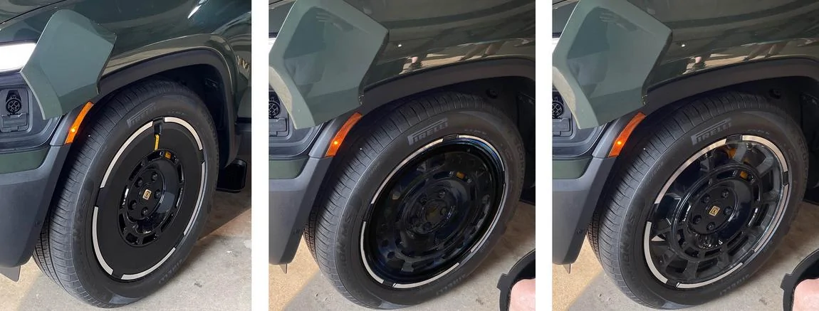 Rivian R1T R1S 22" Range Wheels on 2nd Gen R1 - With and Without Aero Covers (Photos) New donut wheels