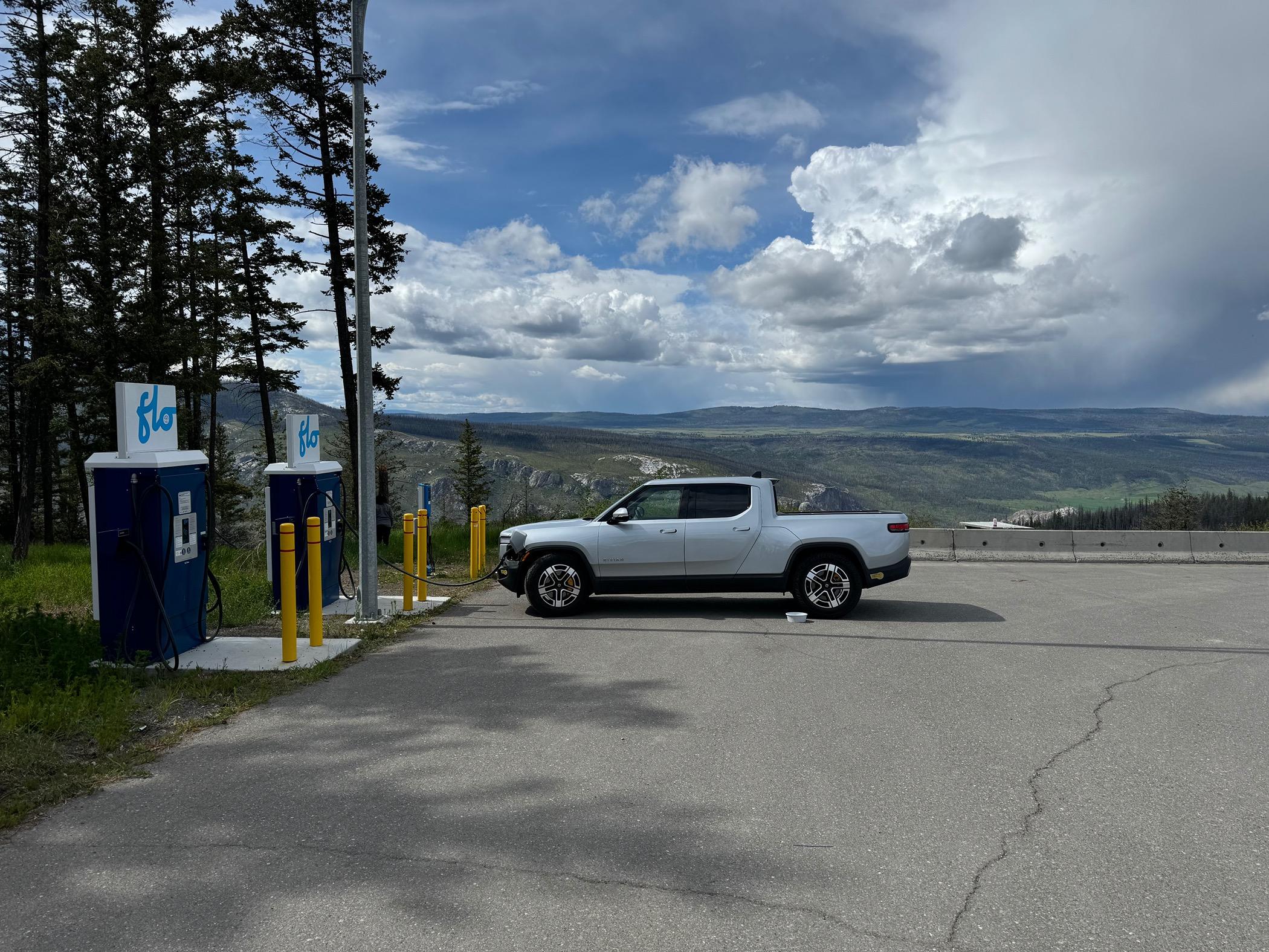Rivian R1T R1S BC Ferry and Charging Amnesia IMG_1351