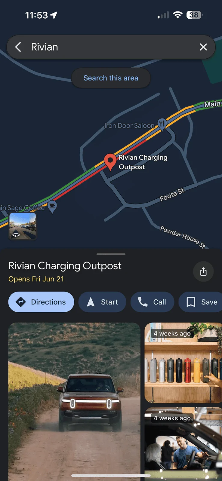 Rivian R1T R1S Lee Vining RAN Charger Site showing as live! IMG_3335