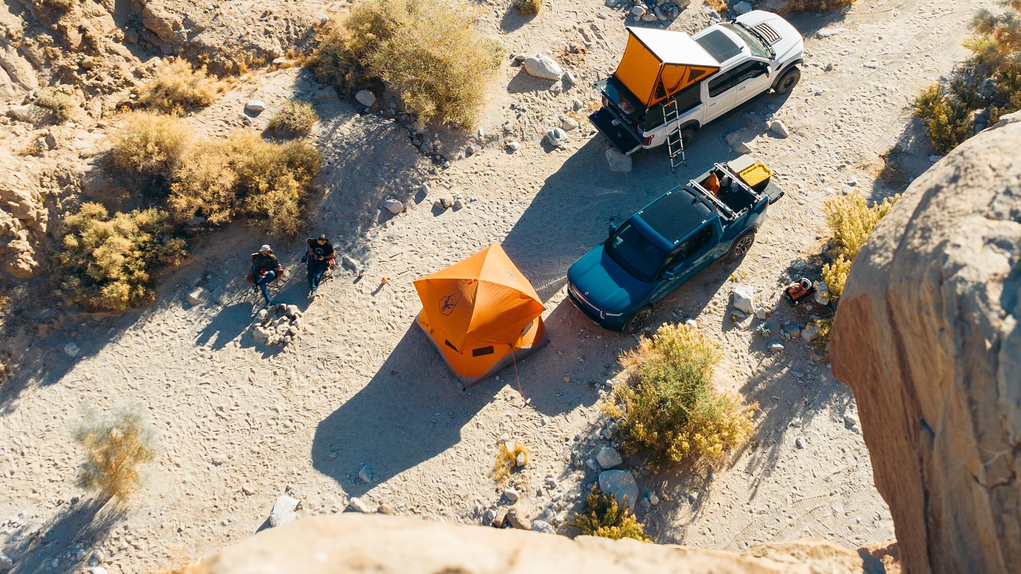 Rivian R1T R1S Recommendations for 4 person RTT Mud Caves day trip-21