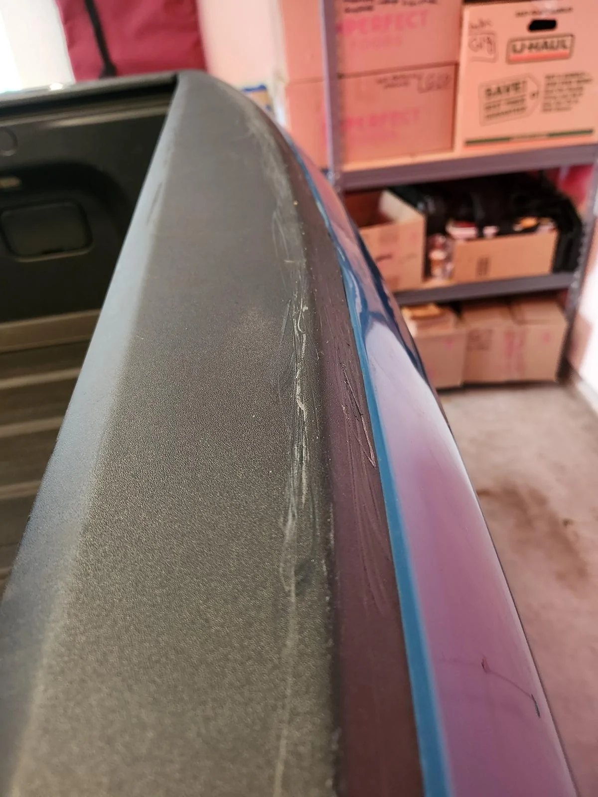 Rivian R1T R1S A horse tried to eat my truck! Pictures of the body damage + Gear Guard video 20240619_181443