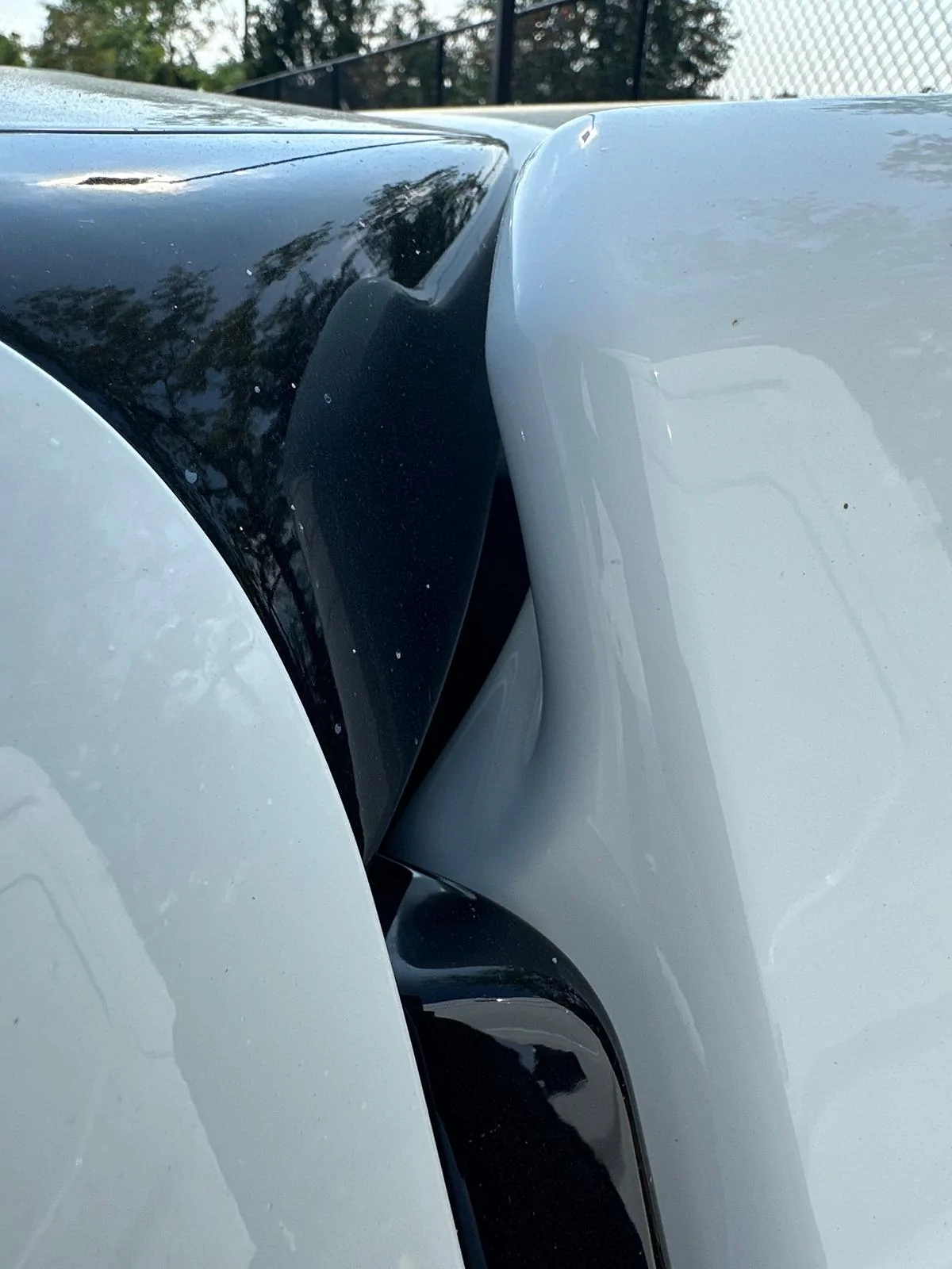 Rivian R1T R1S Leer Bed Cap Topper and Brush Guard spotted on Rivian R1T manufacturer plated vehicle 74041066132__18E85660-5B73-4F9D-A281-B43D964F7AB9