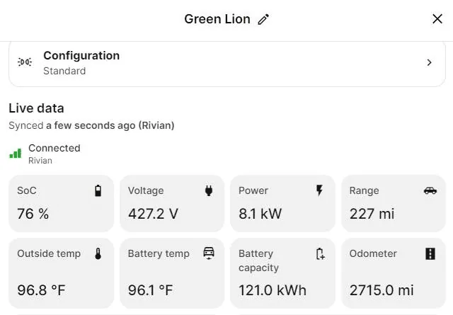 Rivian R1T R1S How to link your Rivian's live data to ABRP 5.0 1718908790142-dy