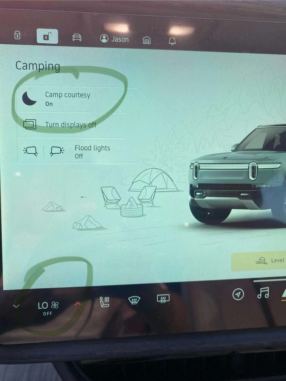 Rivian R1T R1S How to keep hotspot on when leaving vehicle IMG_3189