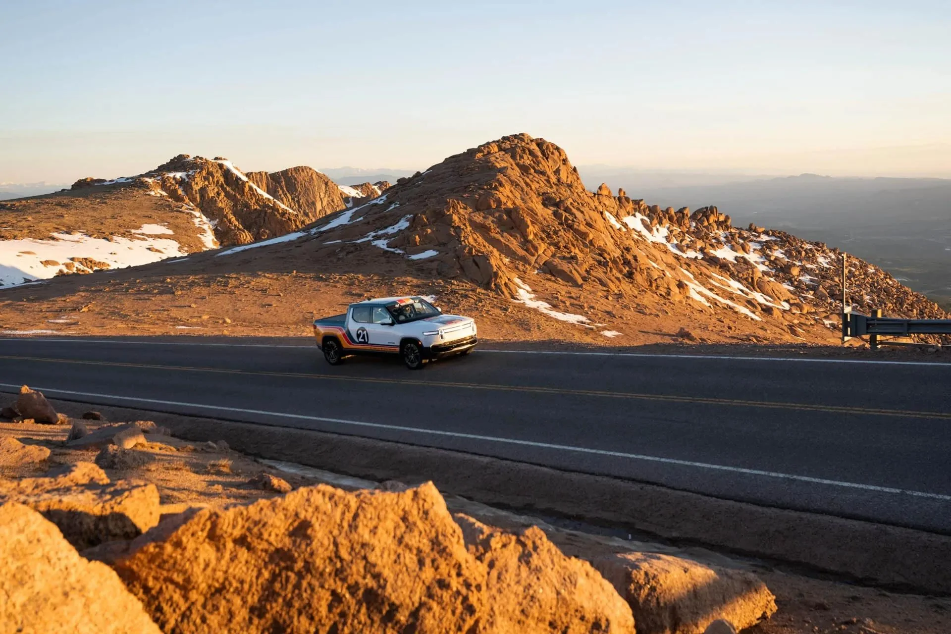 Rivian R1T R1S Watch the Pikes Peak race on Sunday (6/23) @ 7:30am MT -- featuring 1025hp Gen 2 R1T Quad-Motor 2025-rivian-r1t-quad-motor-at-pikes-peak_100933565_h