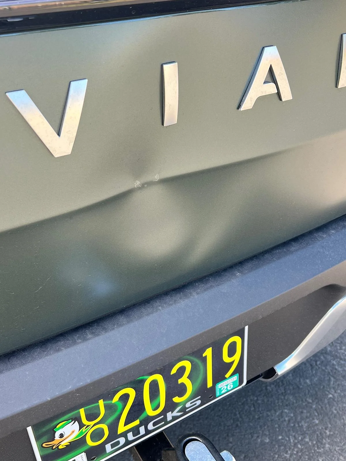 Rivian R1T R1S My first dent IMG_1658
