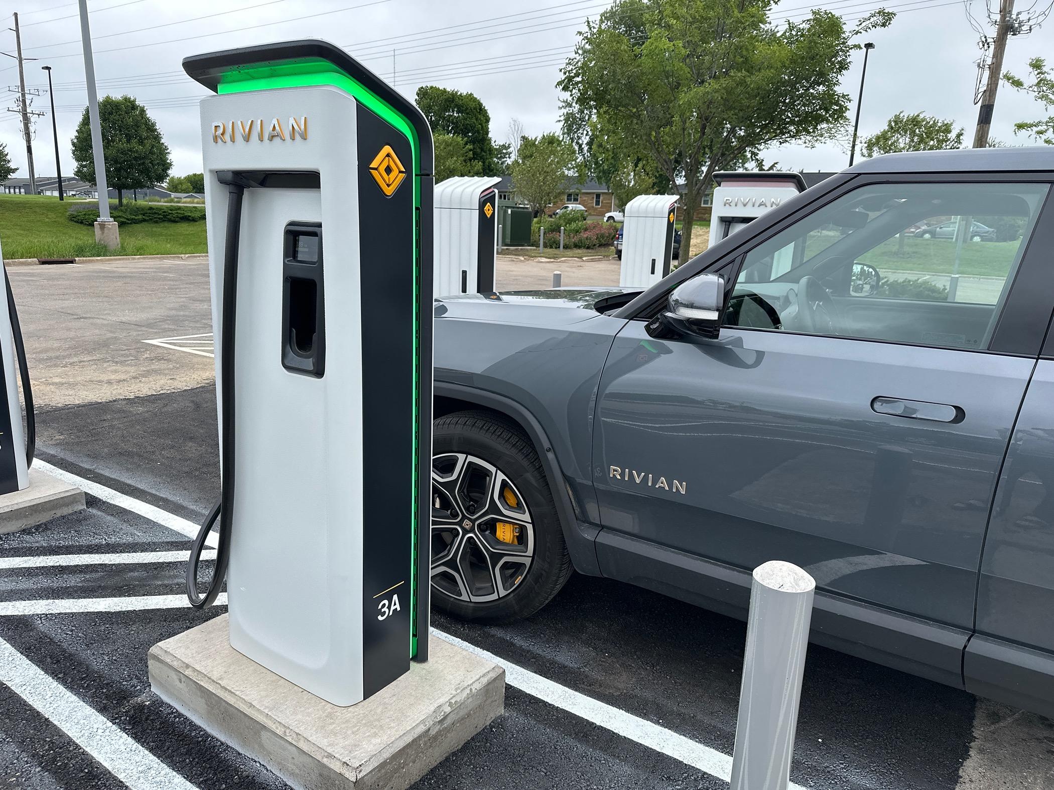 Rivian R1T R1S First Wisconsin (Sun Prairie) RAN charging station site now open image