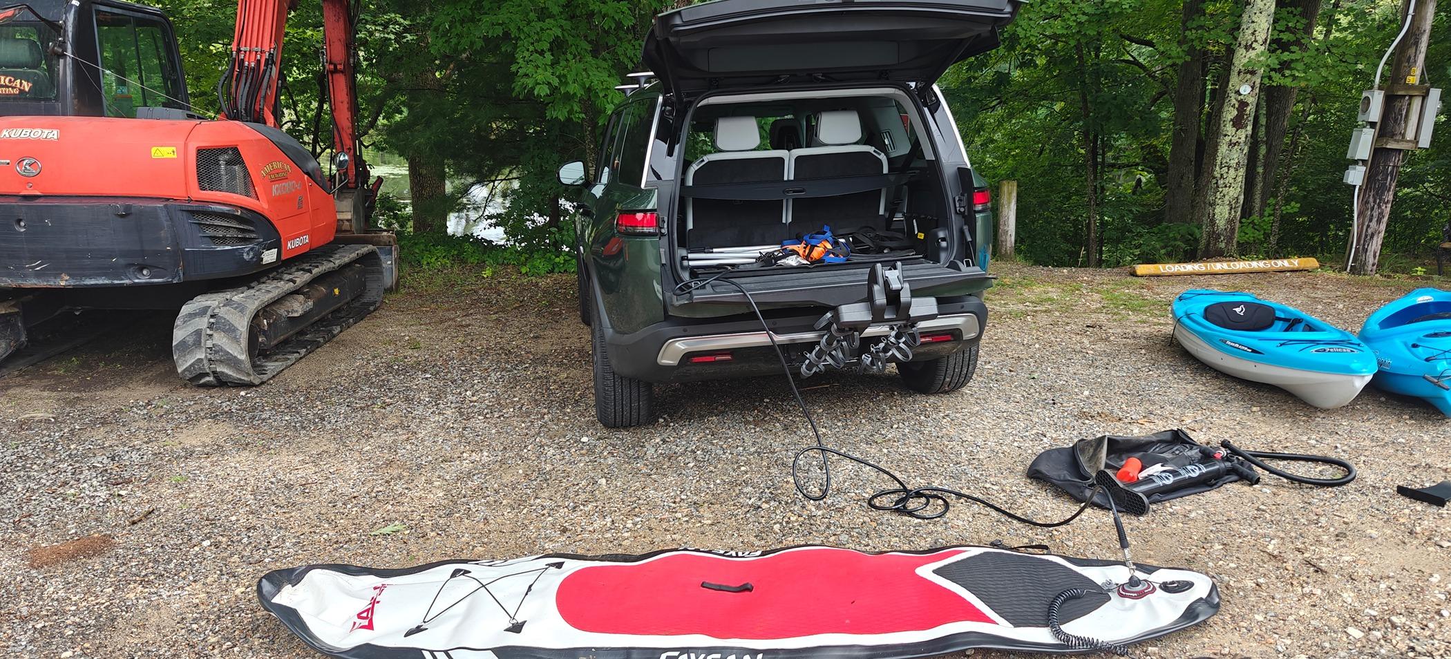 Rivian R1T R1S What are people running for Kayak holders? 1000004296
